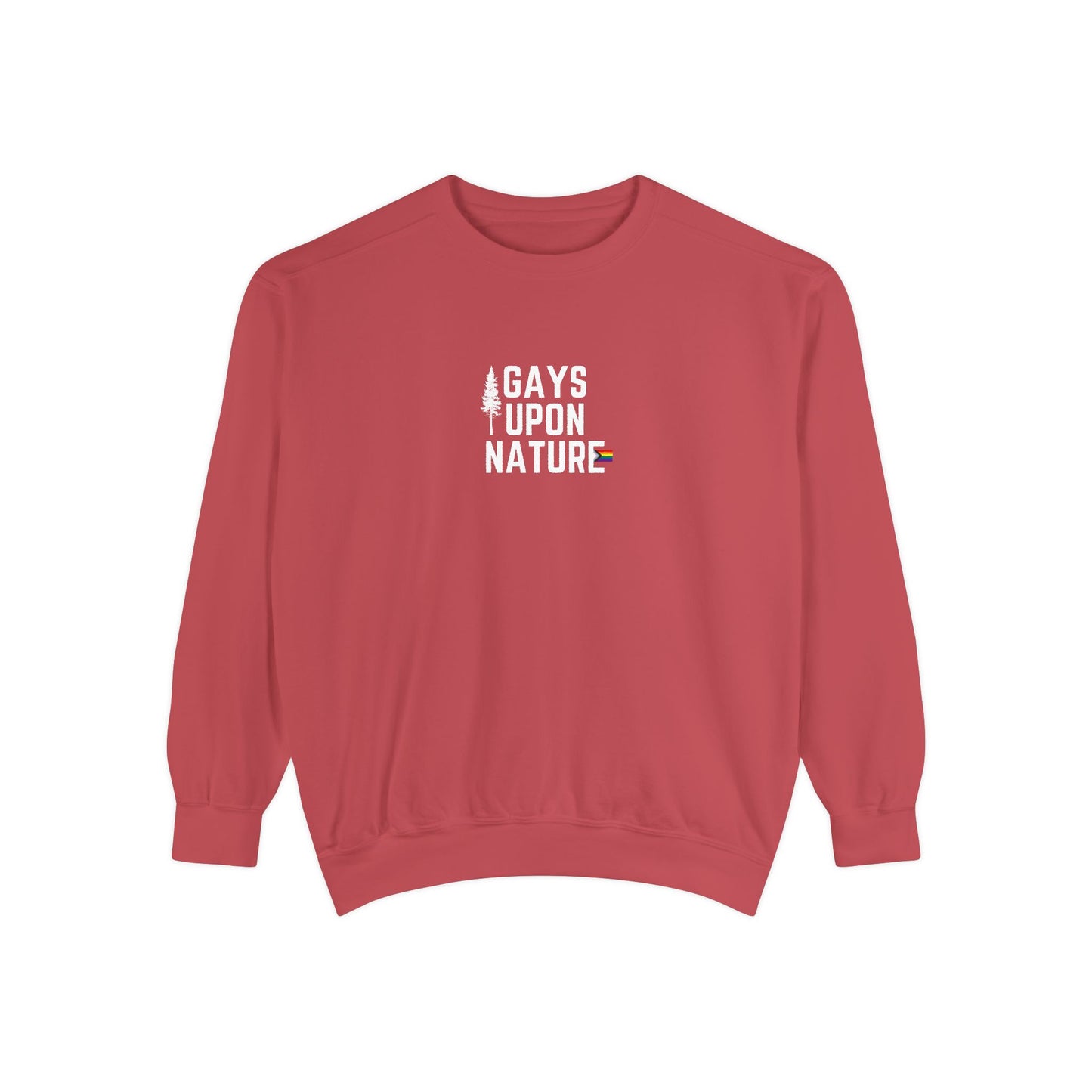 LGBTQ Pride Crewneck Sweatshirt (White Font)
