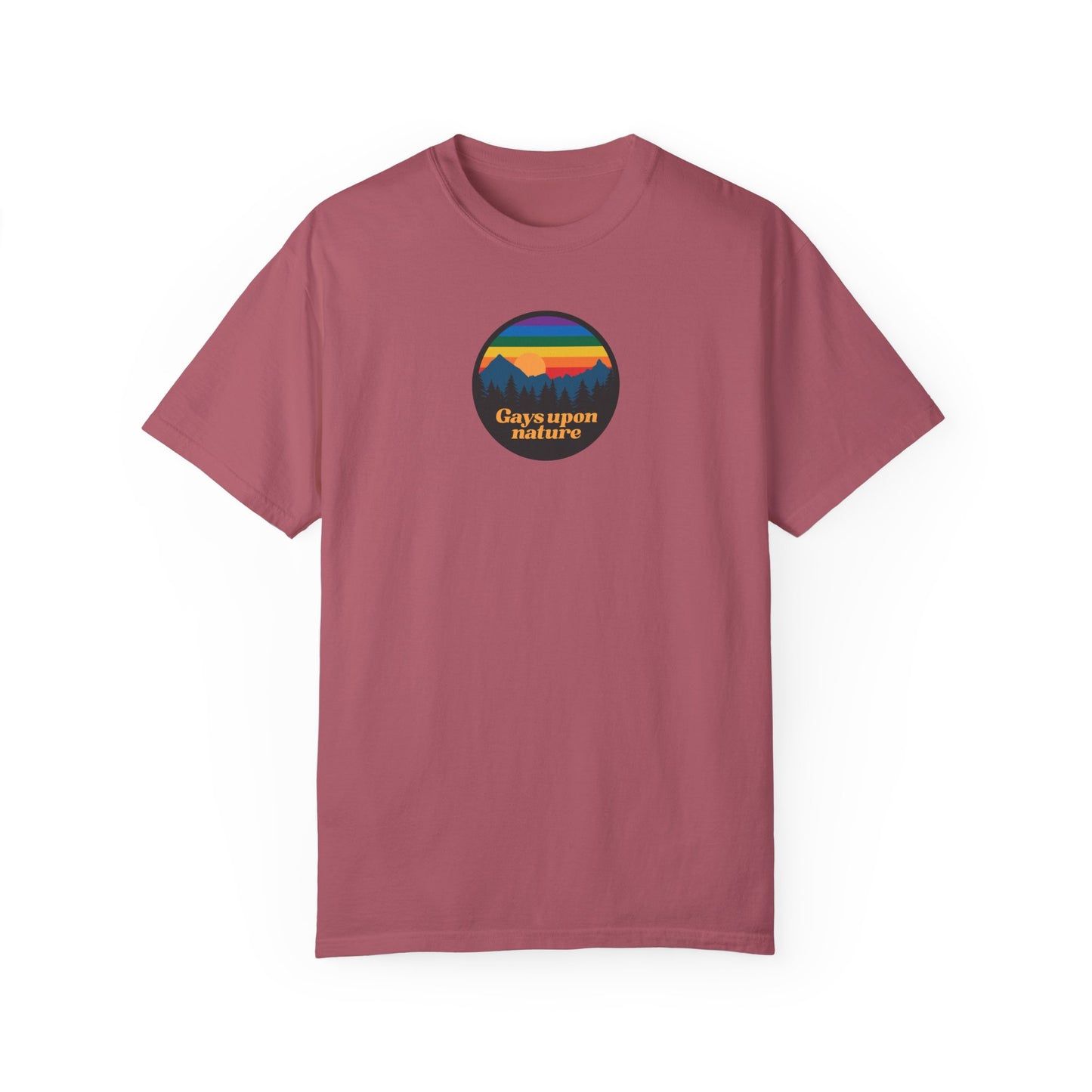 Original Logo Rainbow Sky EveryBody T-Shirt (Orange Font)