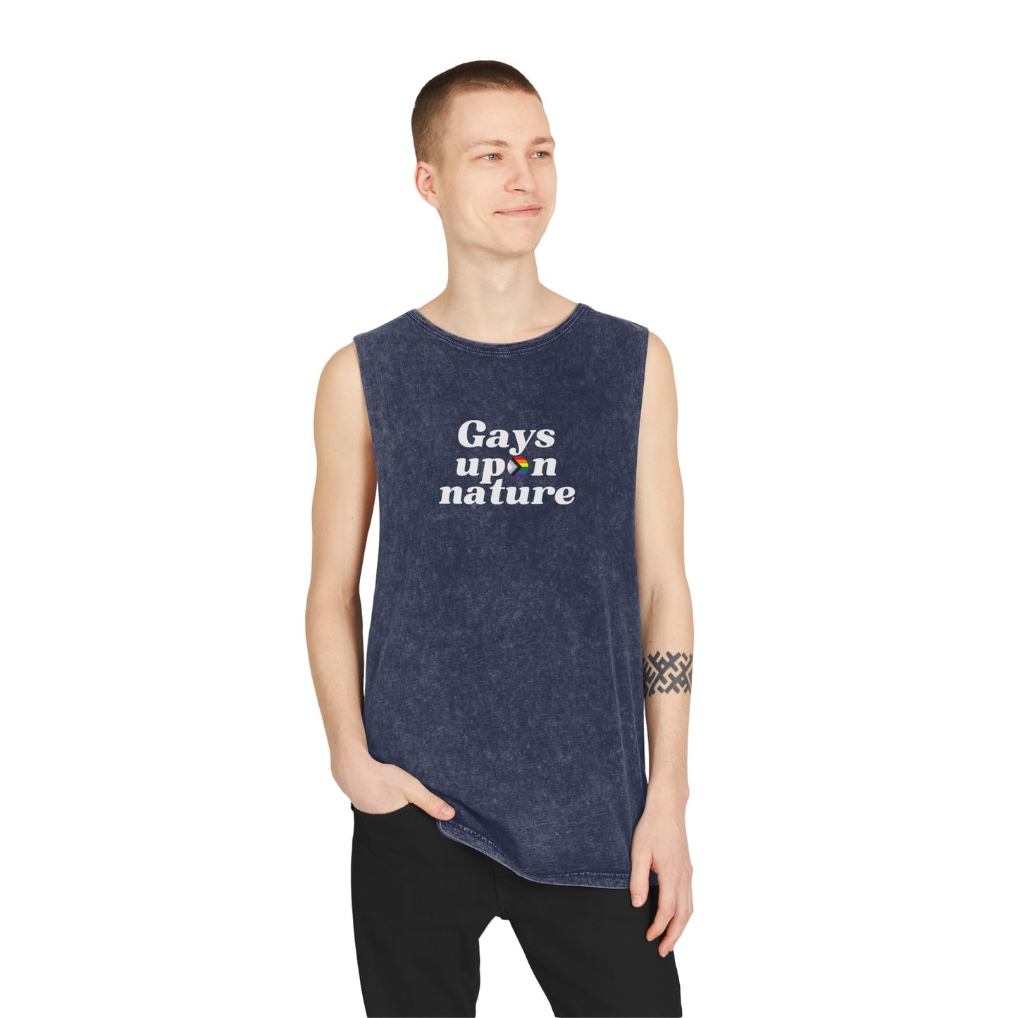 Stonewashed Pride Flag Tank