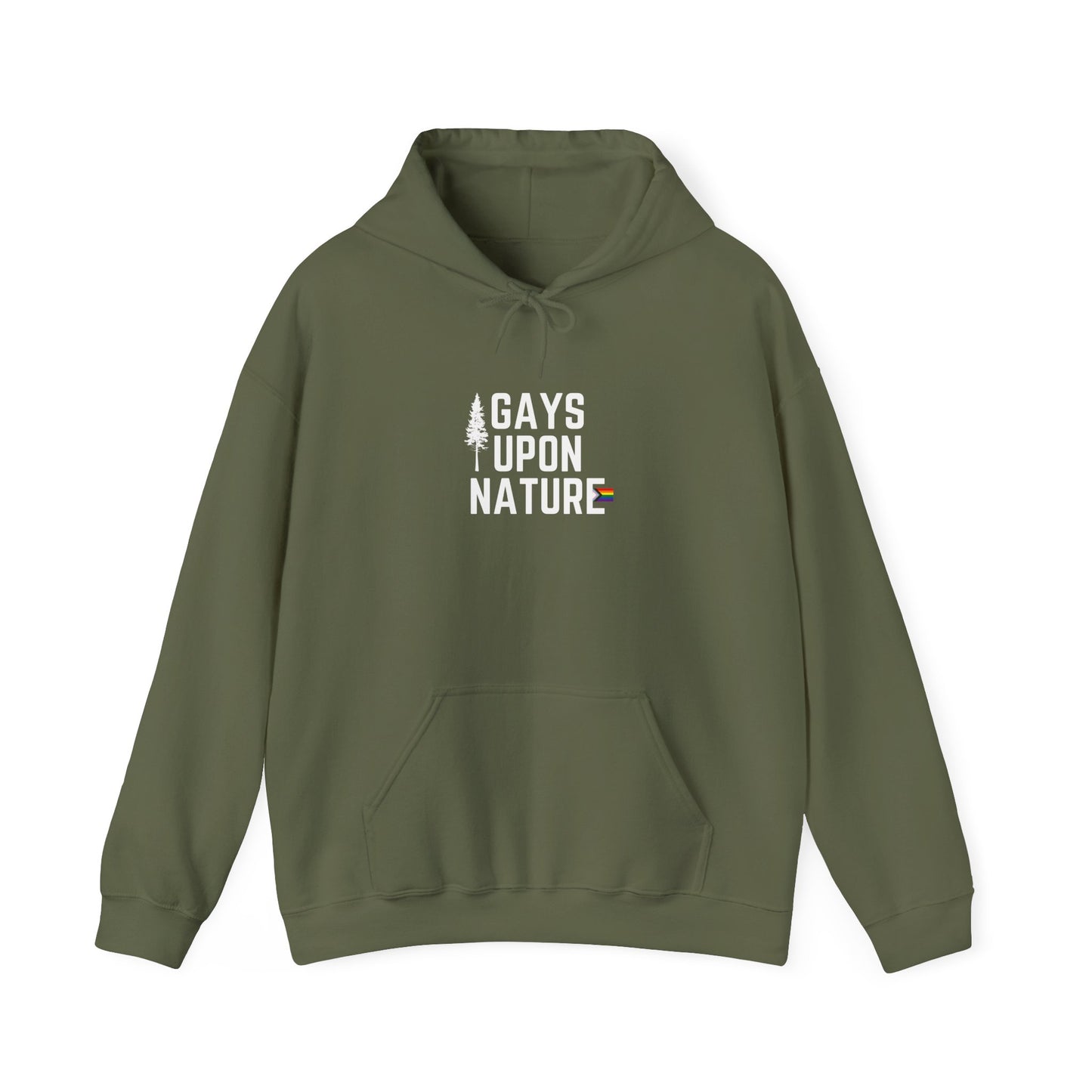 LGBTQ Pride Hoodie (White Font)