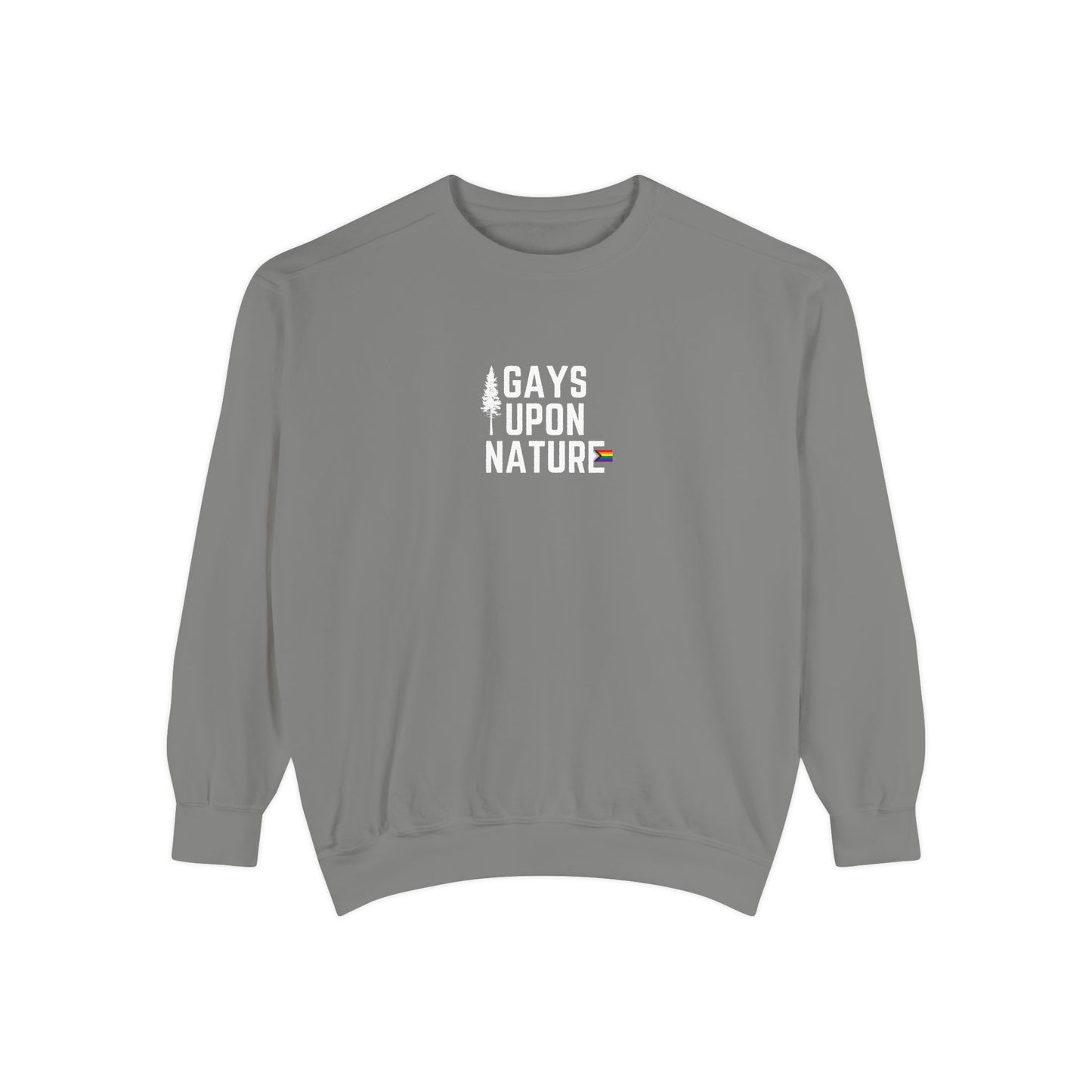 LGBTQ Pride Crewneck Sweatshirt (White Font)