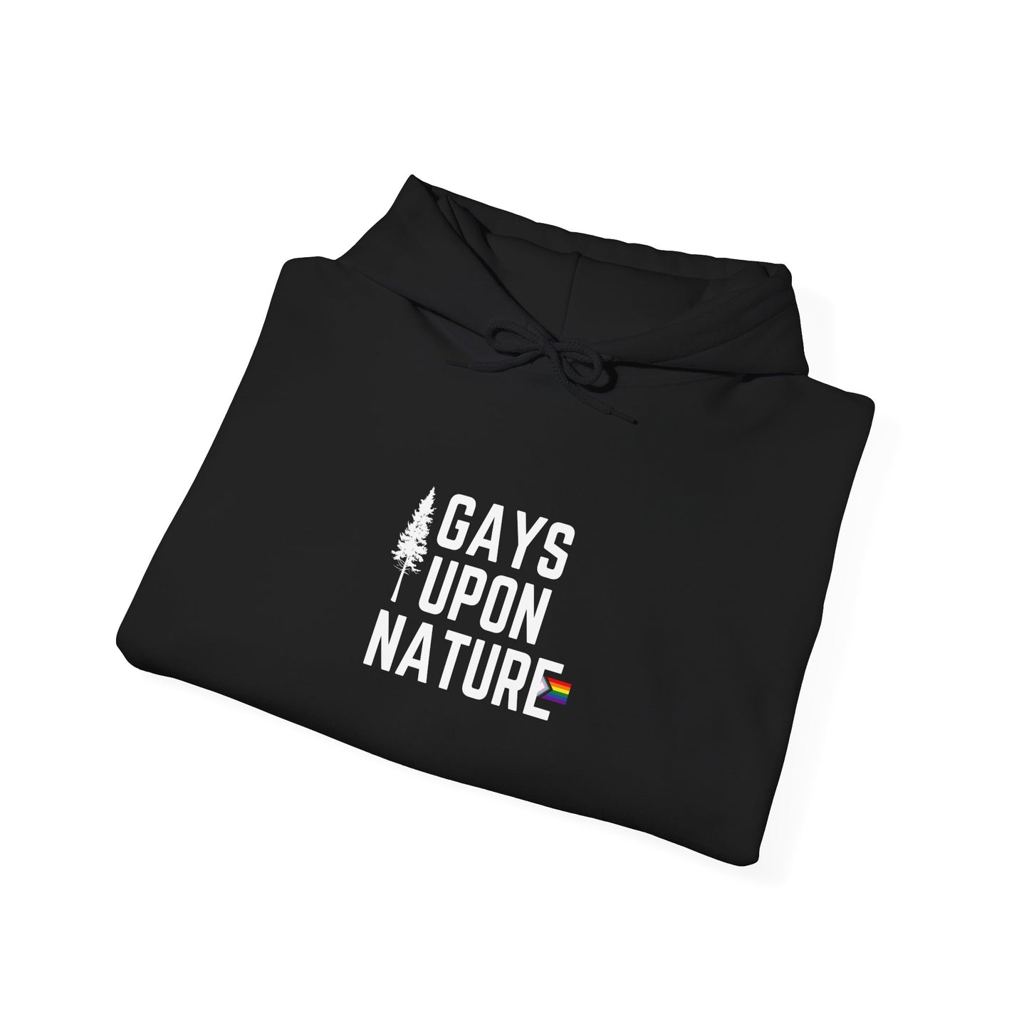 LGBTQ Pride Hoodie (White Font)