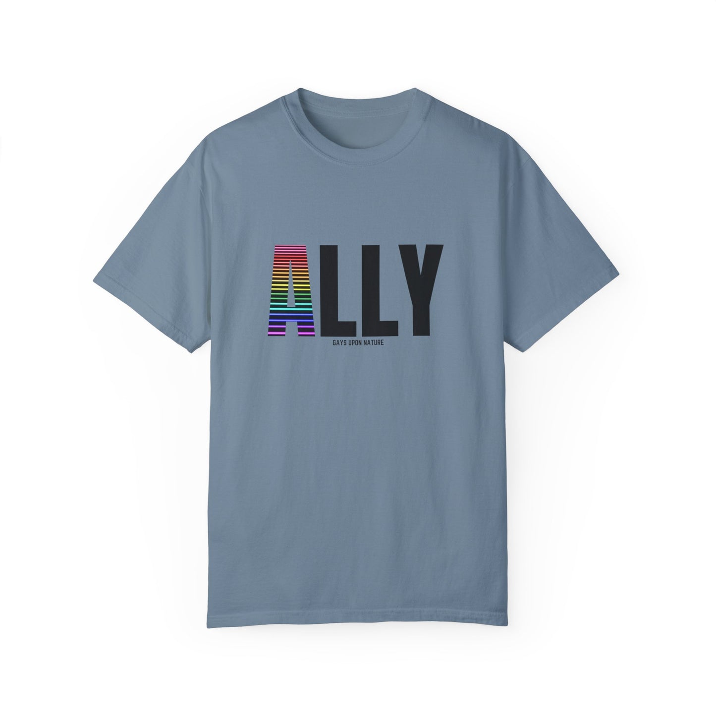 Ally Rainbow A EveryBody T-Shirt (Black Font)