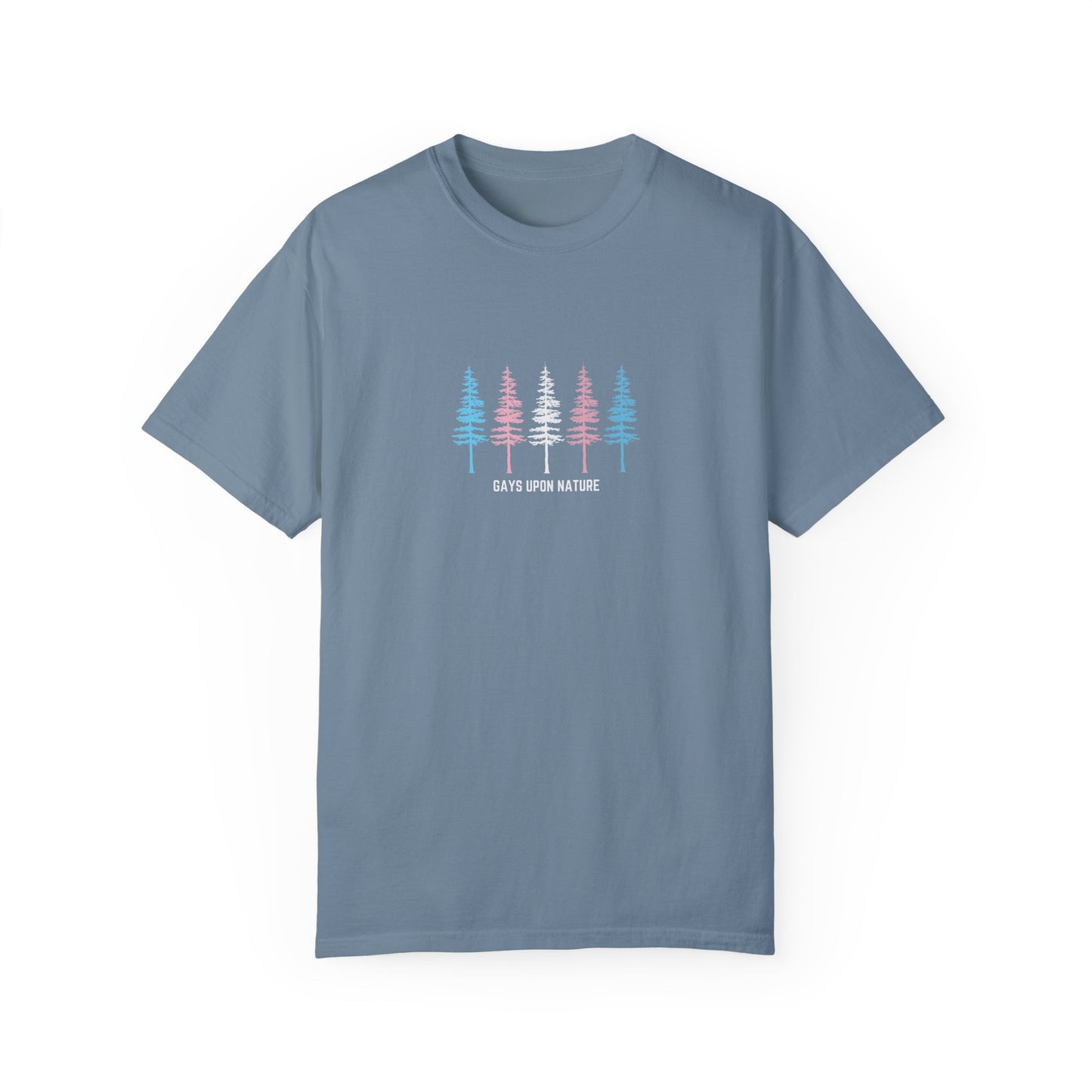 Trans Pride Flag T-Shirt (White Font)