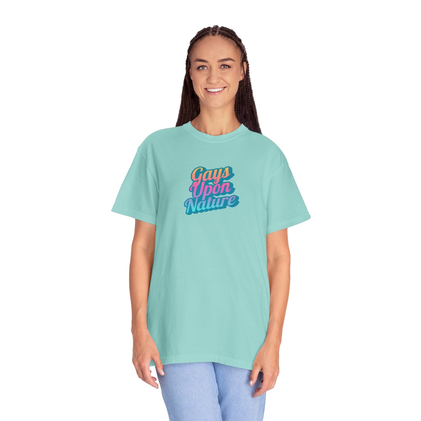 2025 Pride Collection Retro Rainbow EveryBody T-Shirt (Sunset)