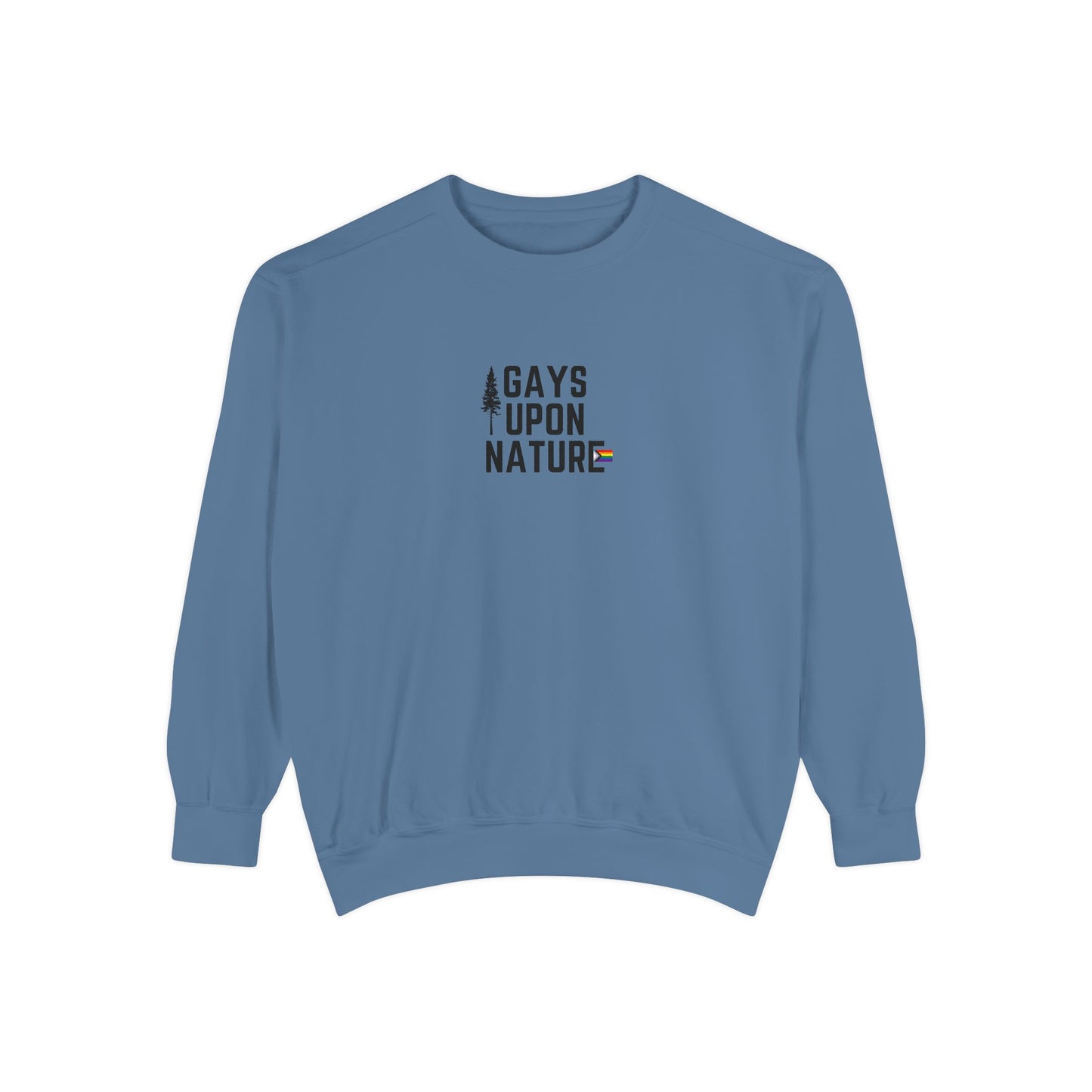 LGBTQ Pride Crewneck Sweatshirt (Black Font)
