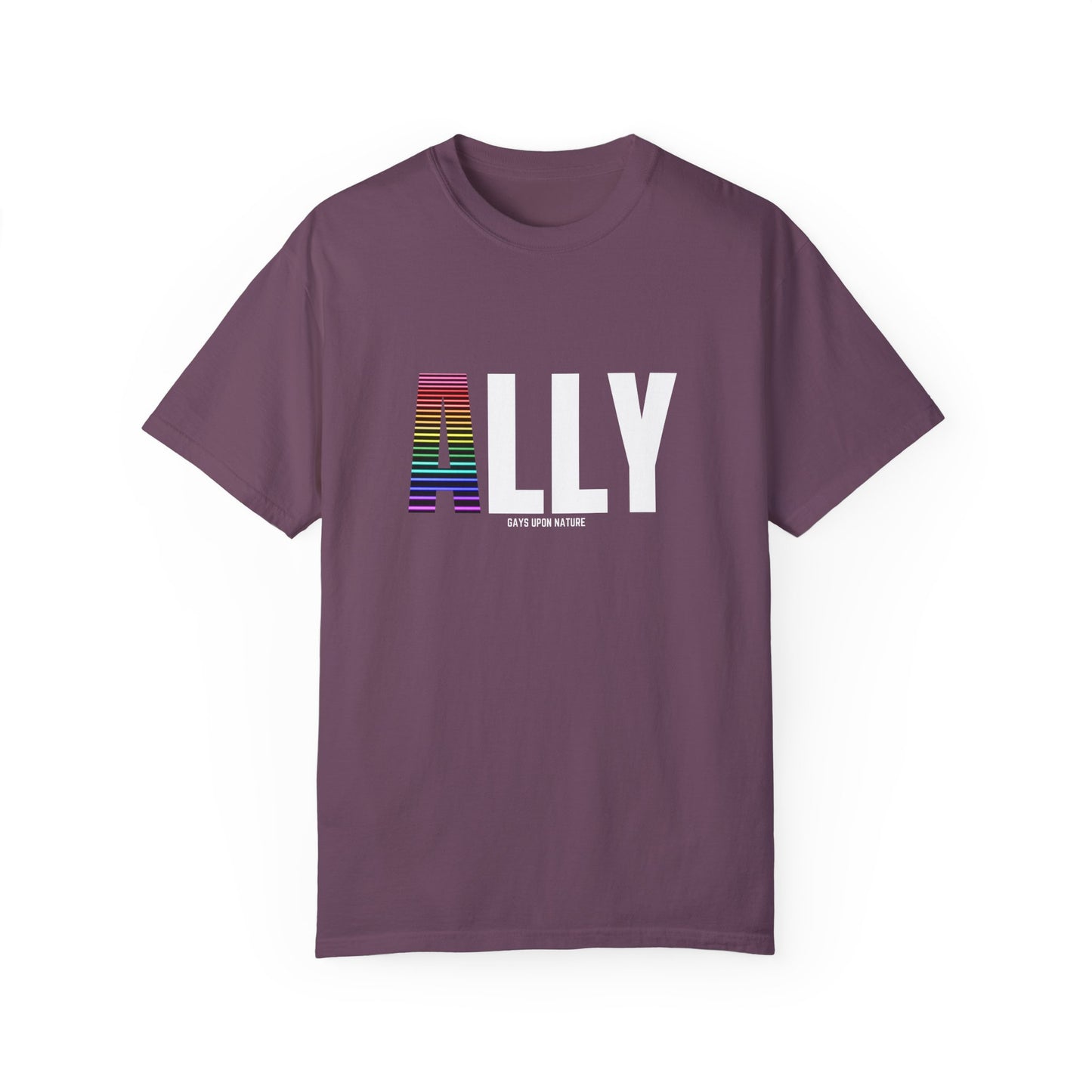 Ally Rainbow A EveryBody T-Shirt (White Font)