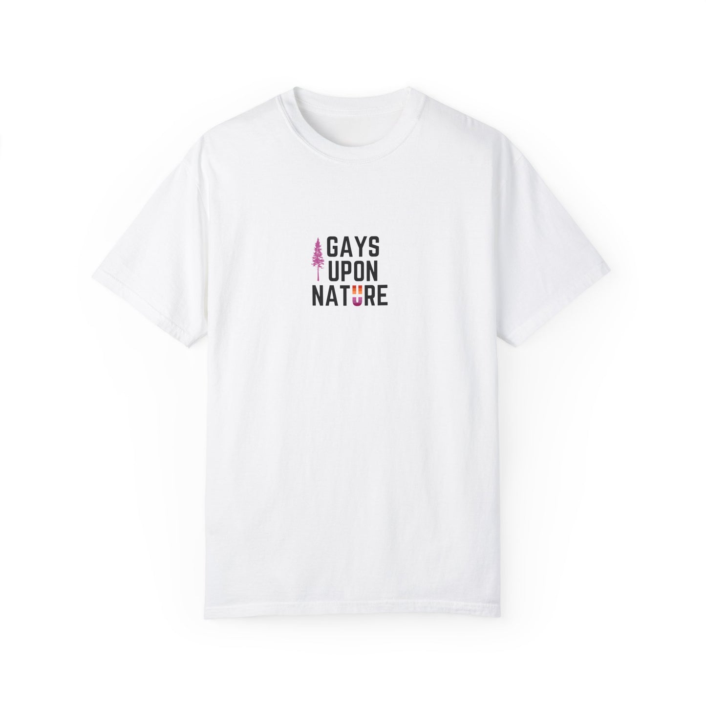 Lesbian Pride Flag EveryBody T-Shirt (Pink Tree)