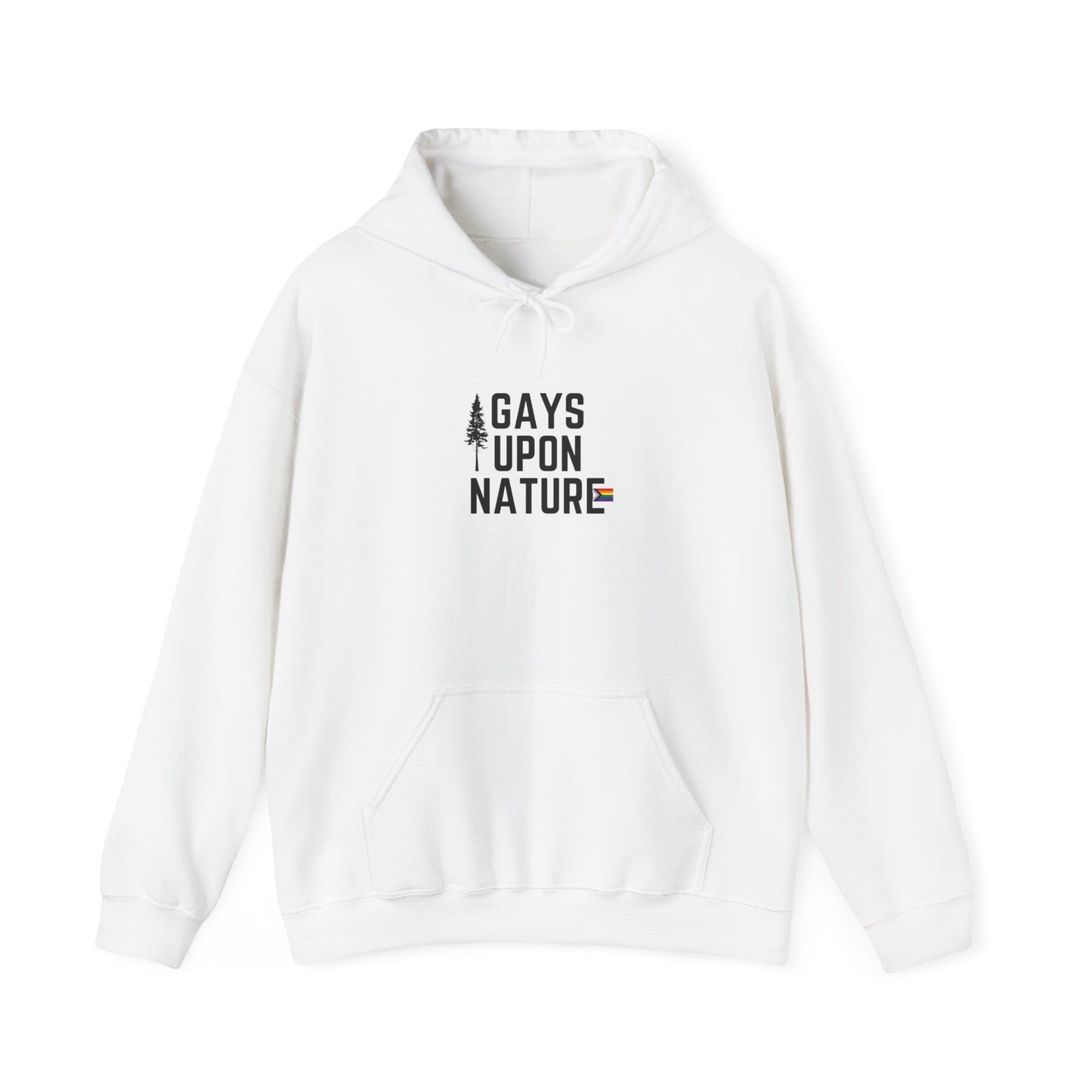LGBTQ Pride Hoodie (Black Font)