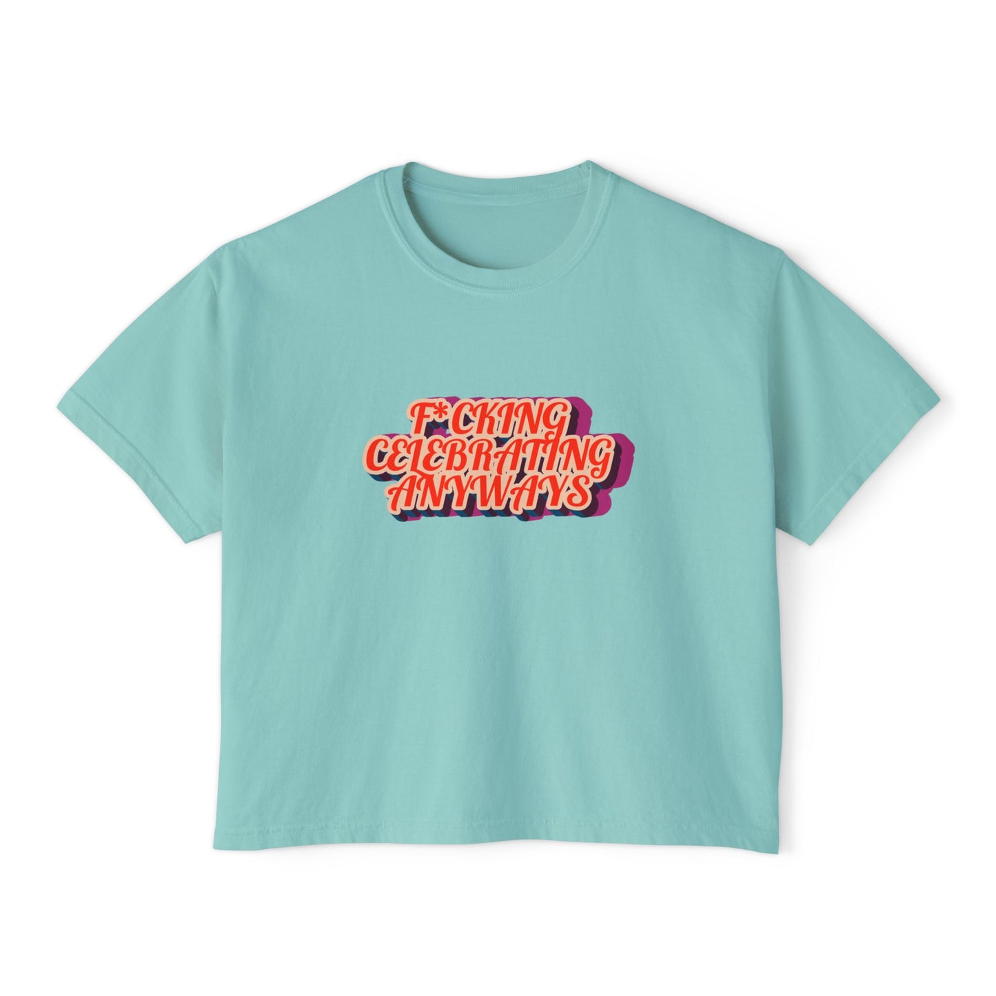 2025 Pride Collection Celebrating Anyways Boxy Tee (Sunrise)