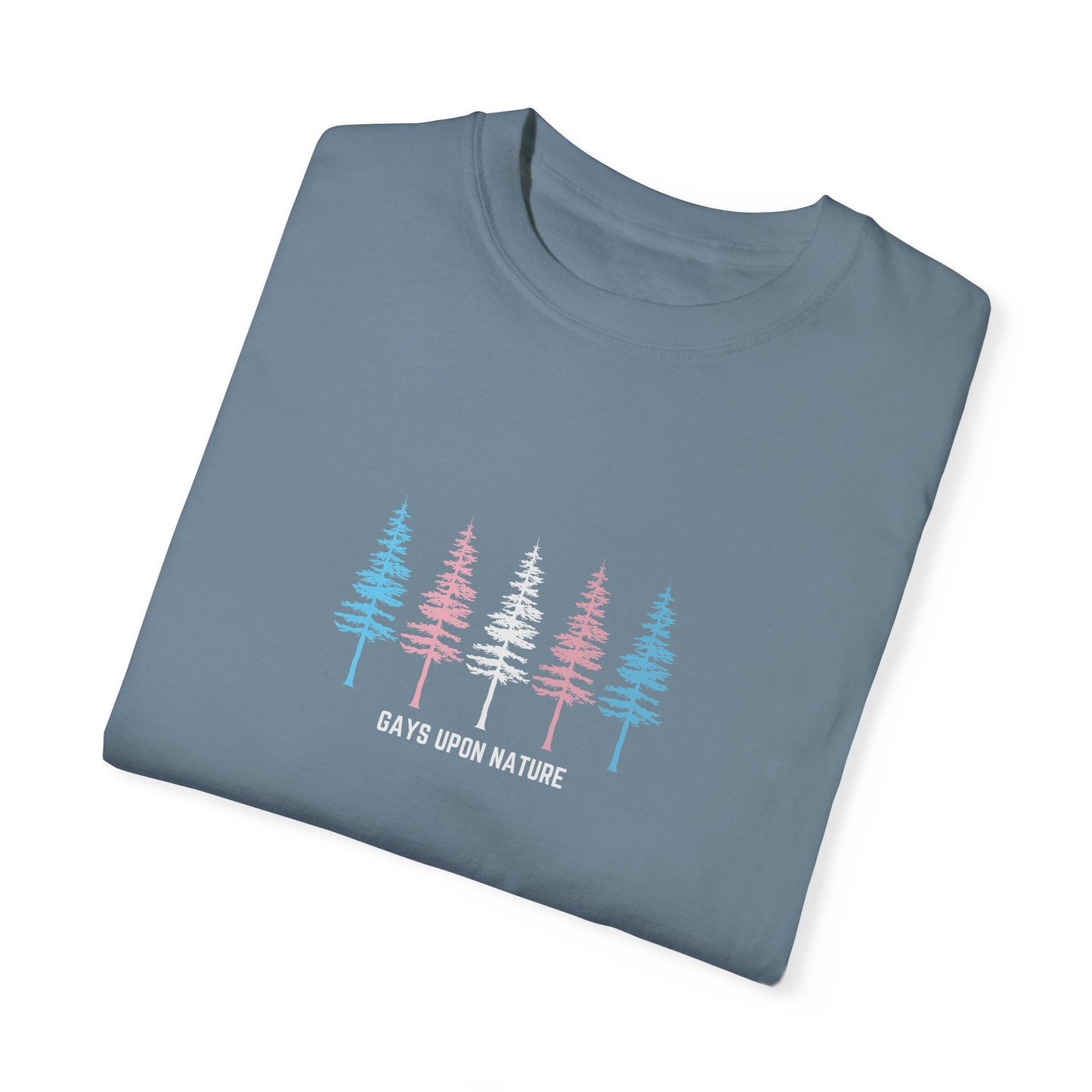 Trans Pride Flag T-Shirt (White Font)