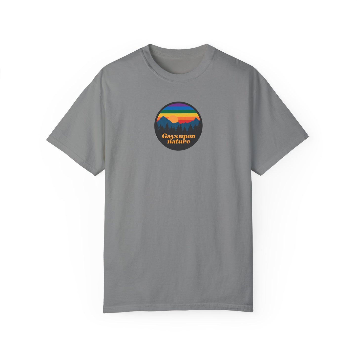 Original Logo Rainbow Sky EveryBody T-Shirt (Orange Font)