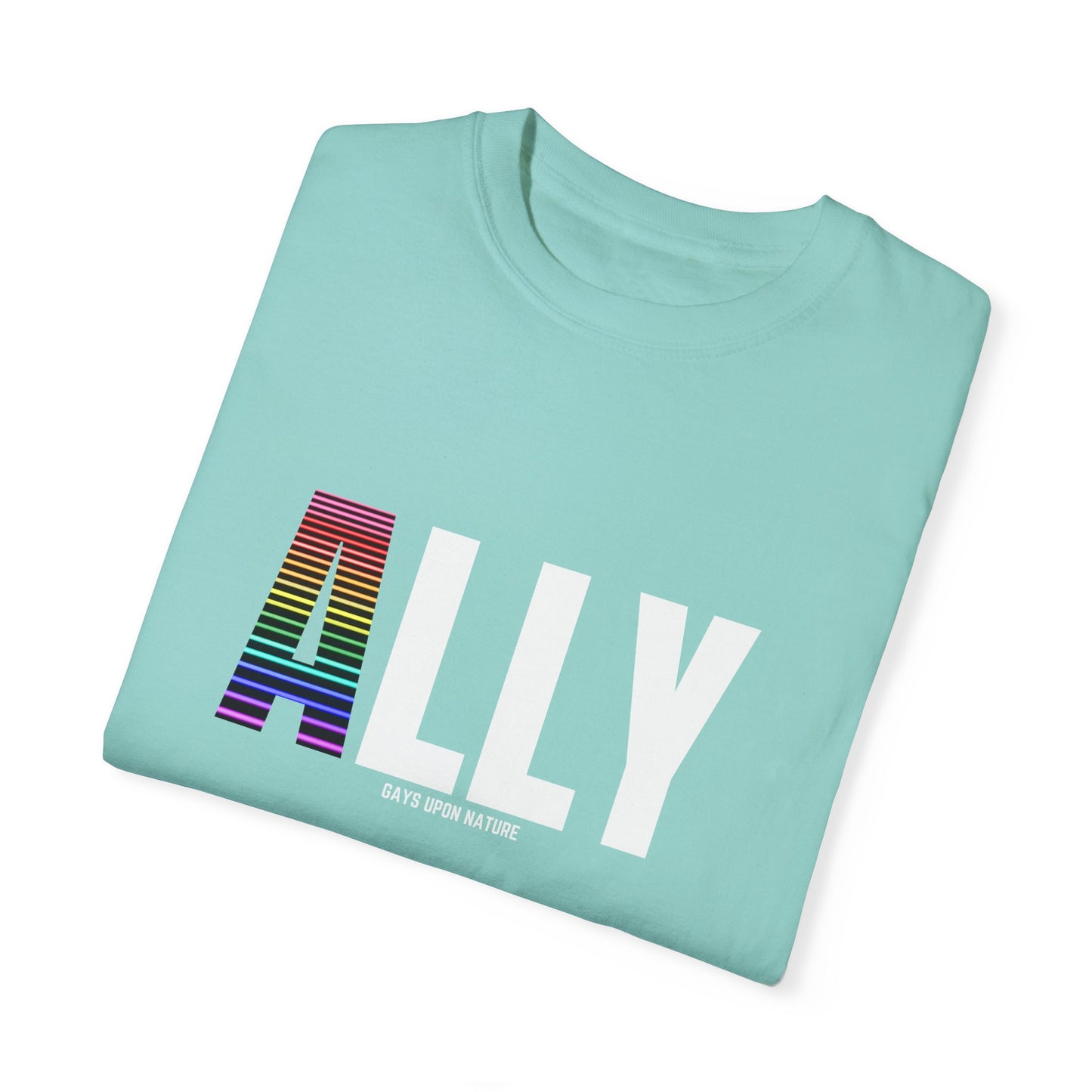 Ally Rainbow A EveryBody T-Shirt (White Font)