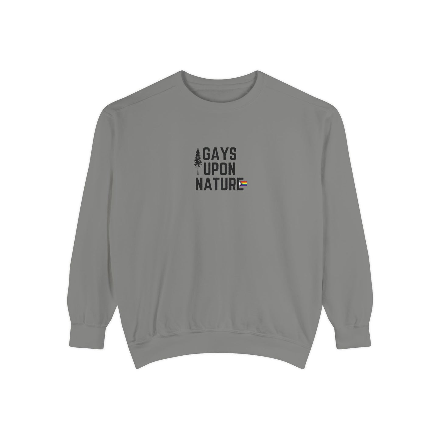 LGBTQ Pride Crewneck Sweatshirt (Black Font)