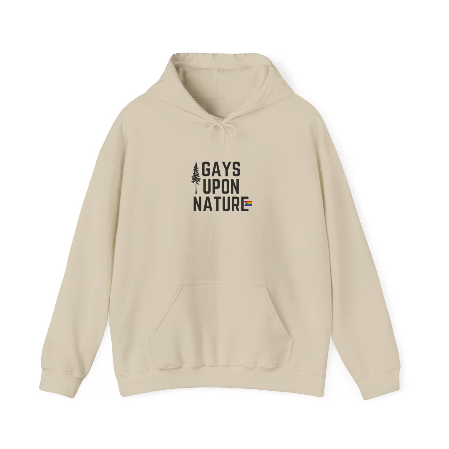 LGBTQ Pride Hoodie (Black Font)