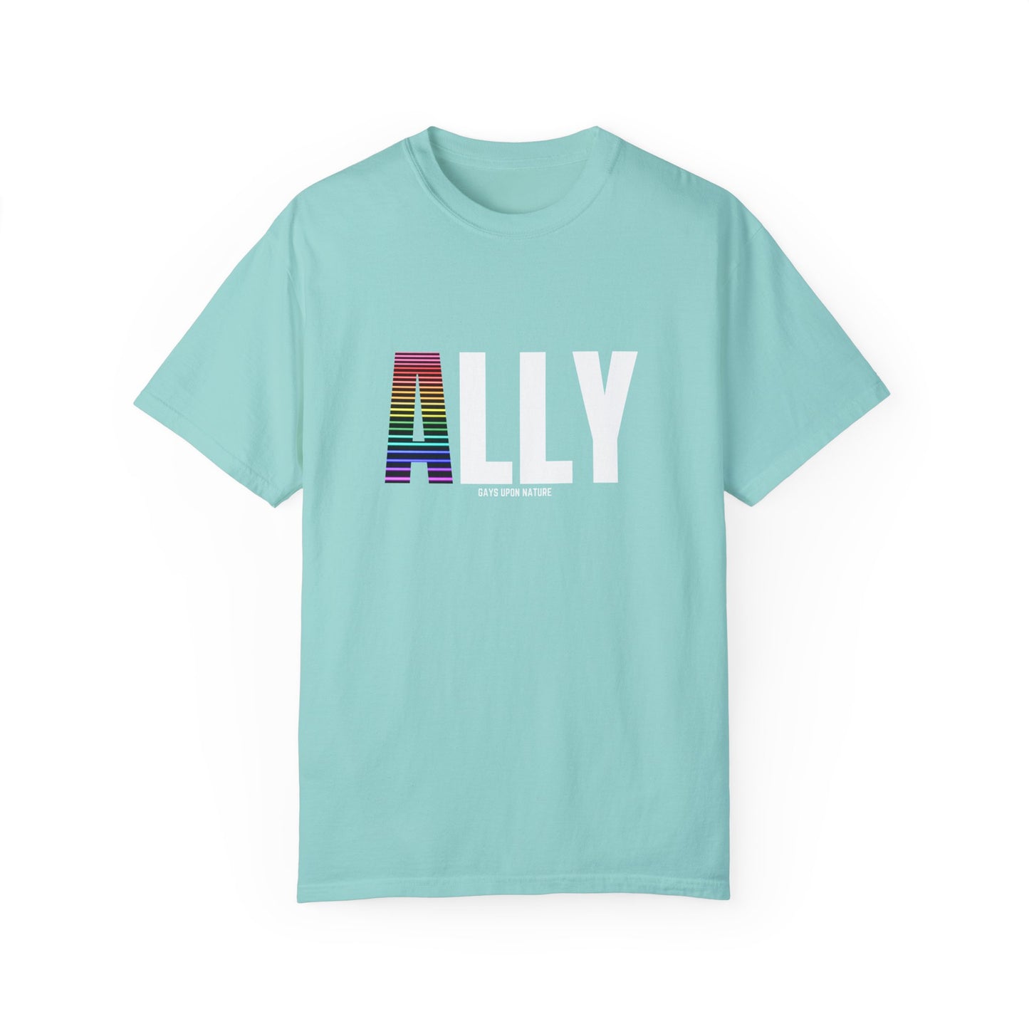 Ally Rainbow A EveryBody T-Shirt (White Font)