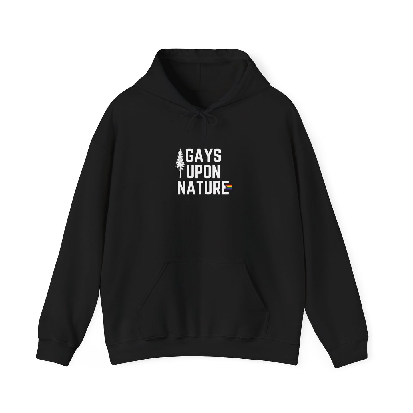 LGBTQ Pride Hoodie (White Font)