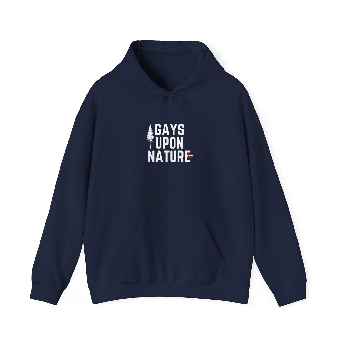 LGBTQ Pride Hoodie (White Font)