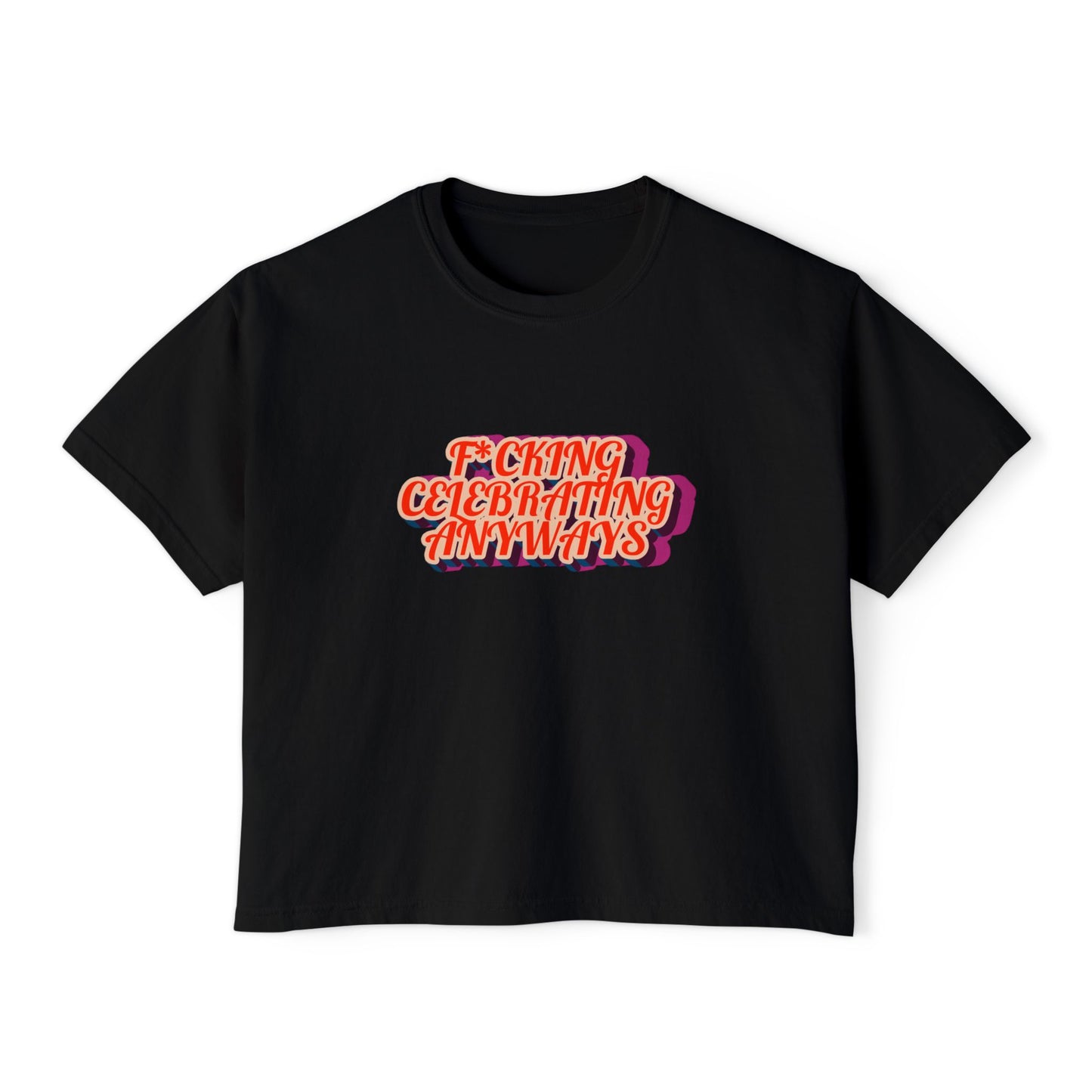2025 Pride Collection Celebrating Anyways Boxy Tee (Sunrise)