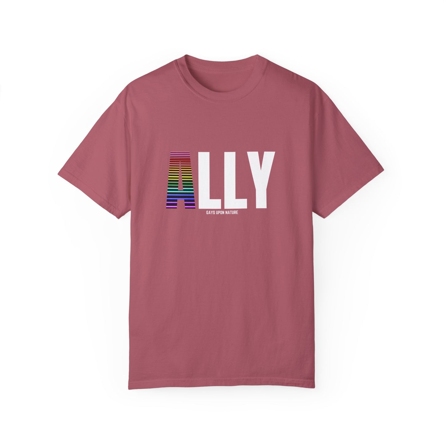 Ally Rainbow A EveryBody T-Shirt (White Font)