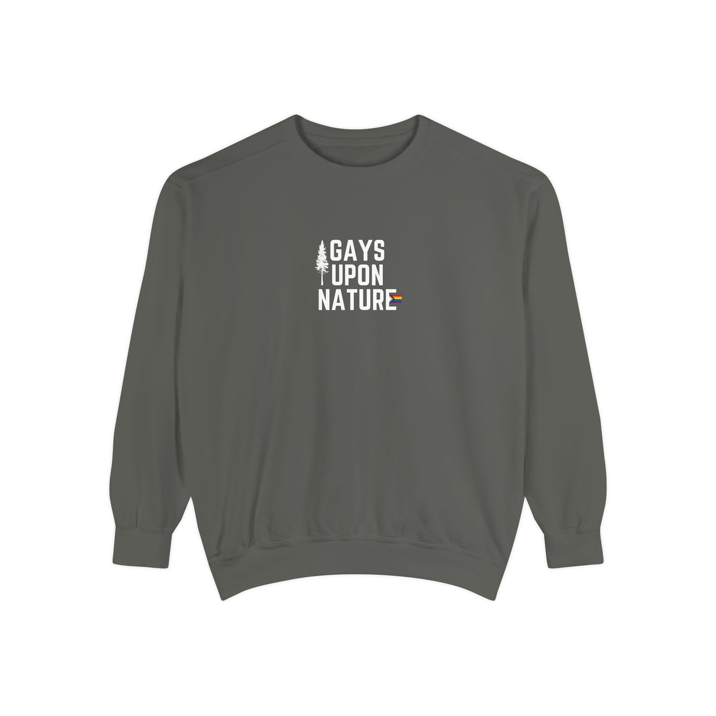 LGBTQ Pride Crewneck Sweatshirt (White Font)