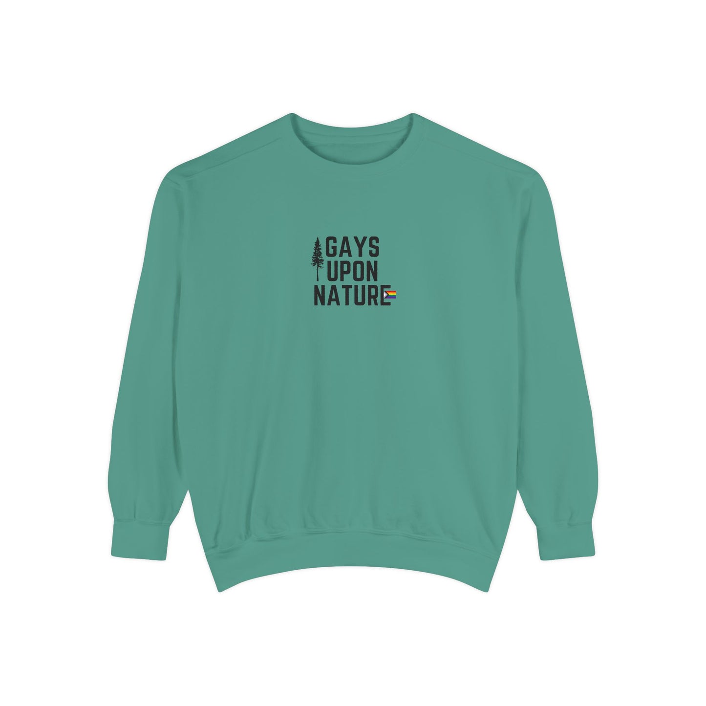 LGBTQ Pride Crewneck Sweatshirt (Black Font)