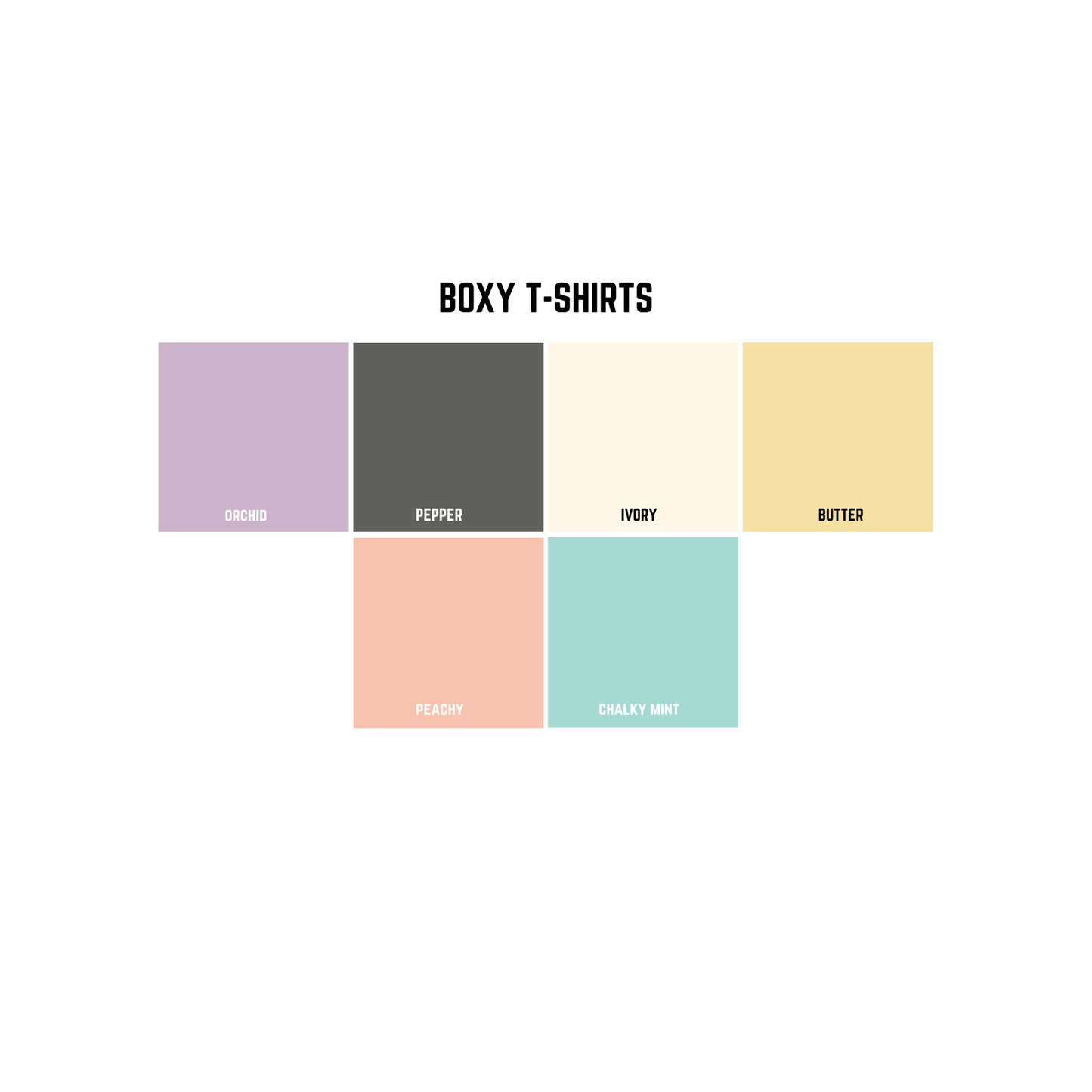 Rainbow Trees Boxy Tee