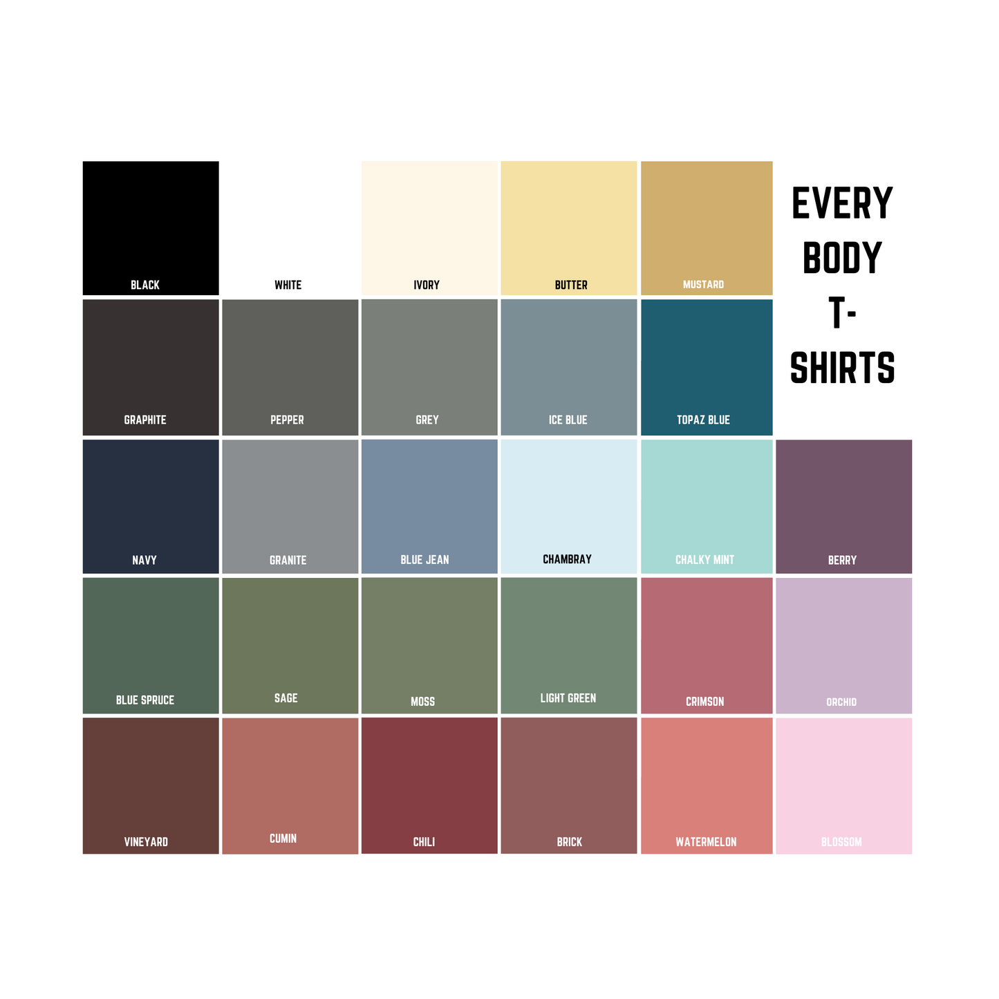 Ally Rainbow A EveryBody T-Shirt (White Font)