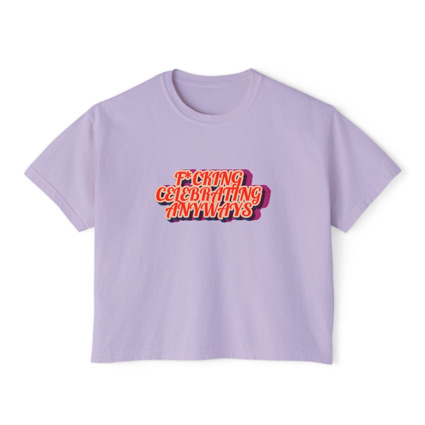 2025 Pride Collection Celebrating Anyways Boxy Tee (Sunrise)