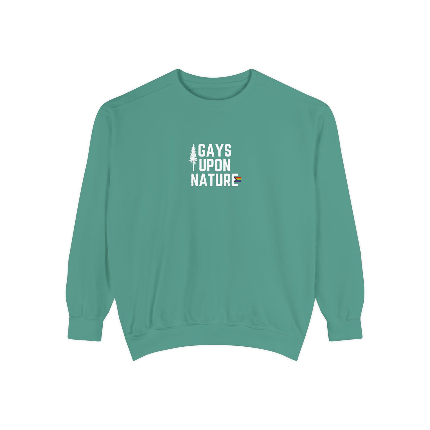 LGBTQ Pride Crewneck Sweatshirt (White Font)