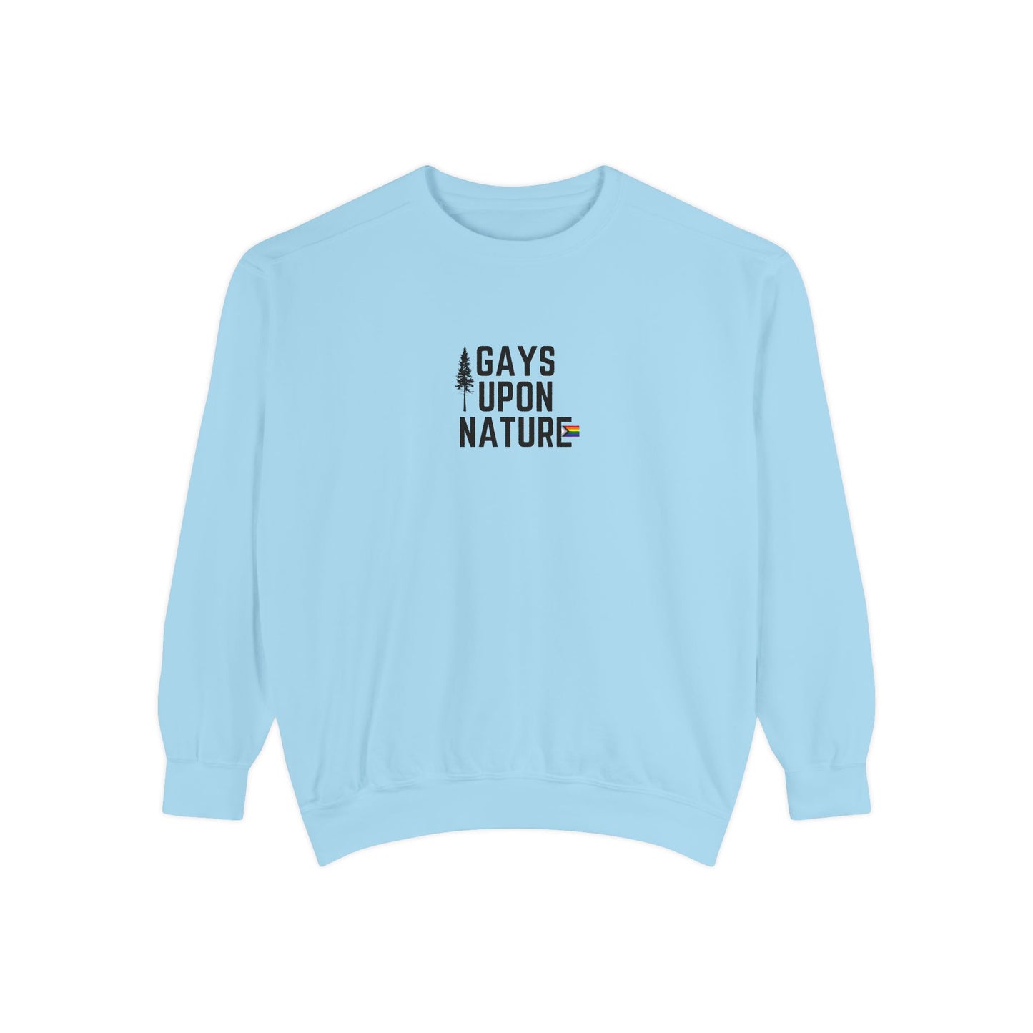 LGBTQ Pride Crewneck Sweatshirt (Black Font)