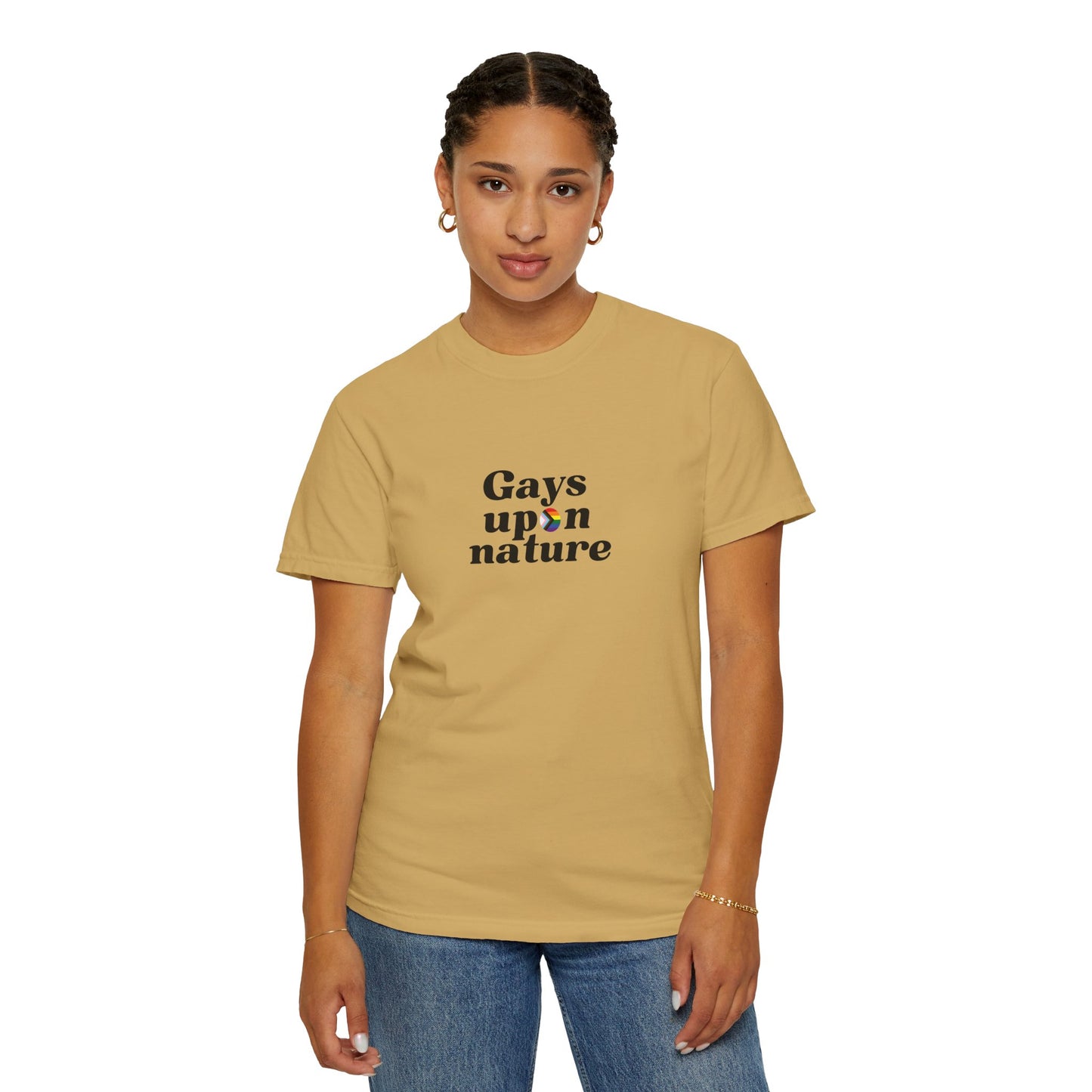 Pride Flag EveryBody T-Shirt (Black Font)