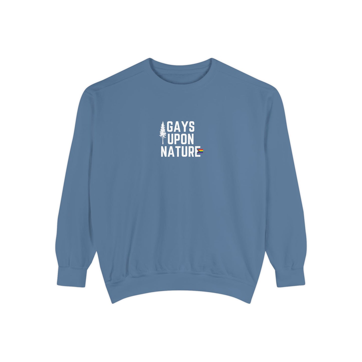 LGBTQ Pride Crewneck Sweatshirt (White Font)