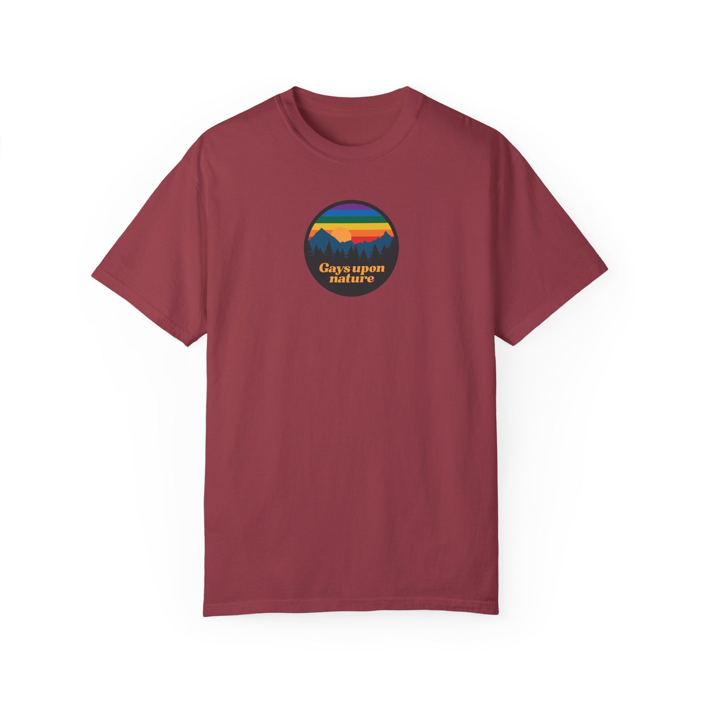 Original Logo Rainbow Sky EveryBody T-Shirt (Orange Font)