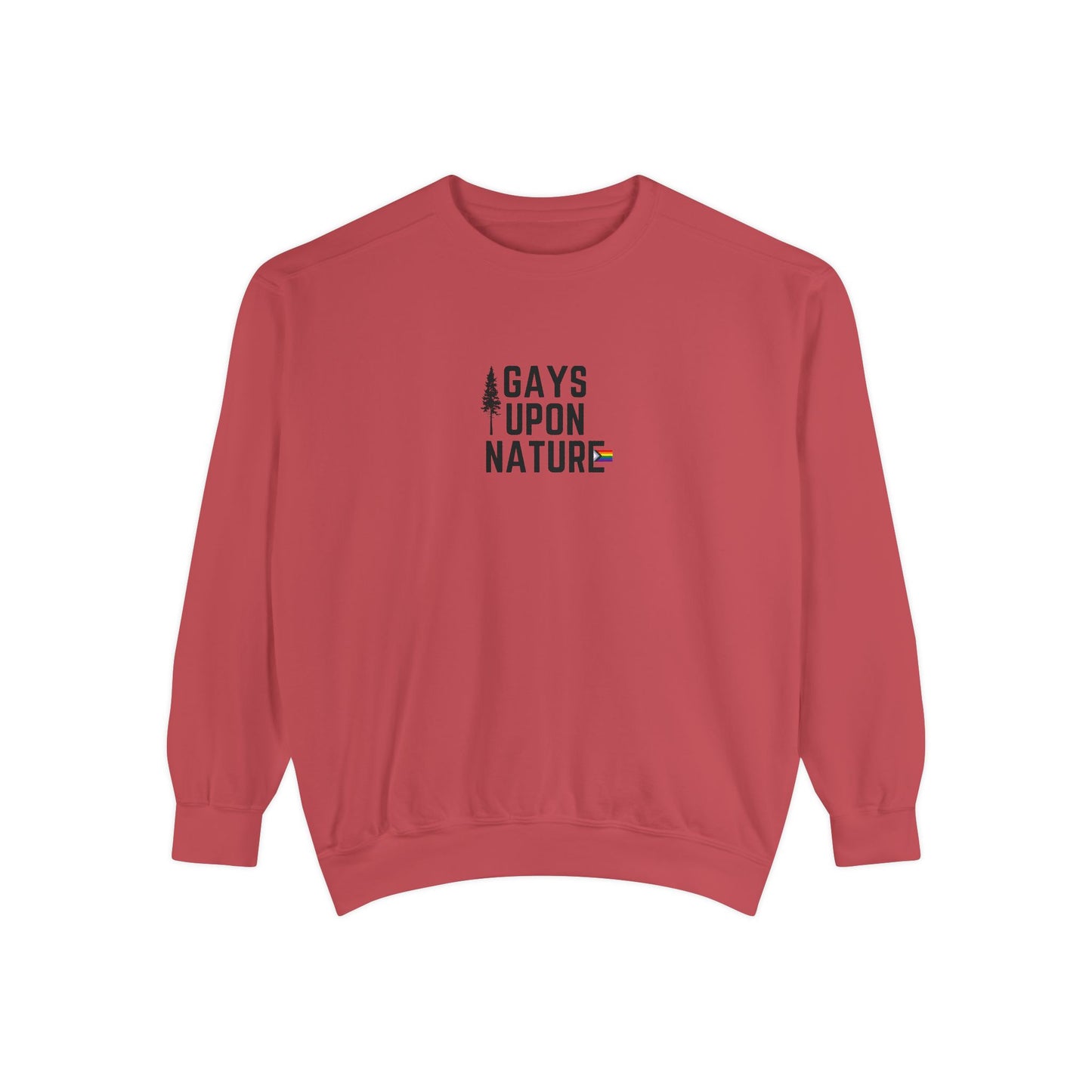 LGBTQ Pride Crewneck Sweatshirt (Black Font)