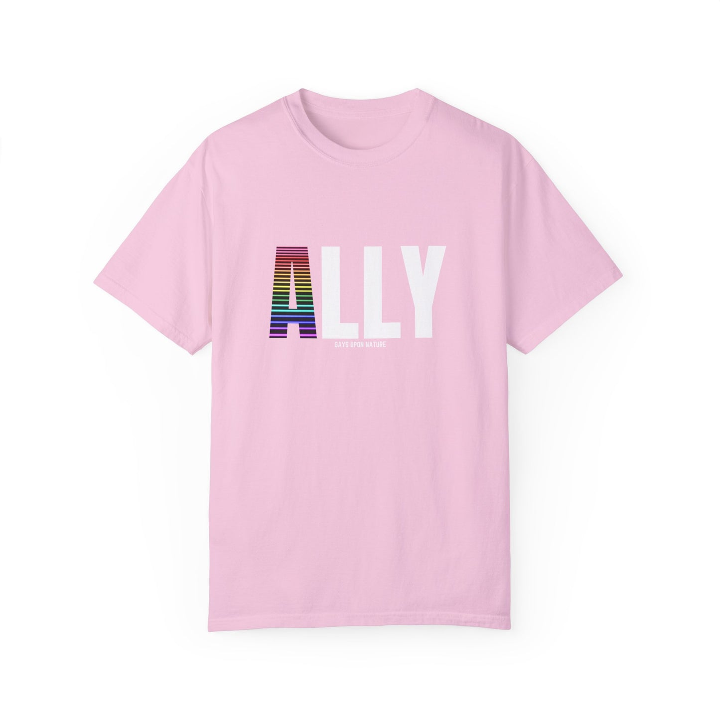 Ally Rainbow A EveryBody T-Shirt (White Font)