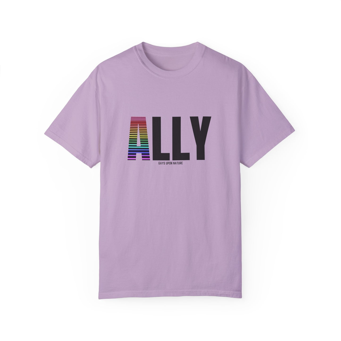 Ally Rainbow A EveryBody T-Shirt (Black Font)