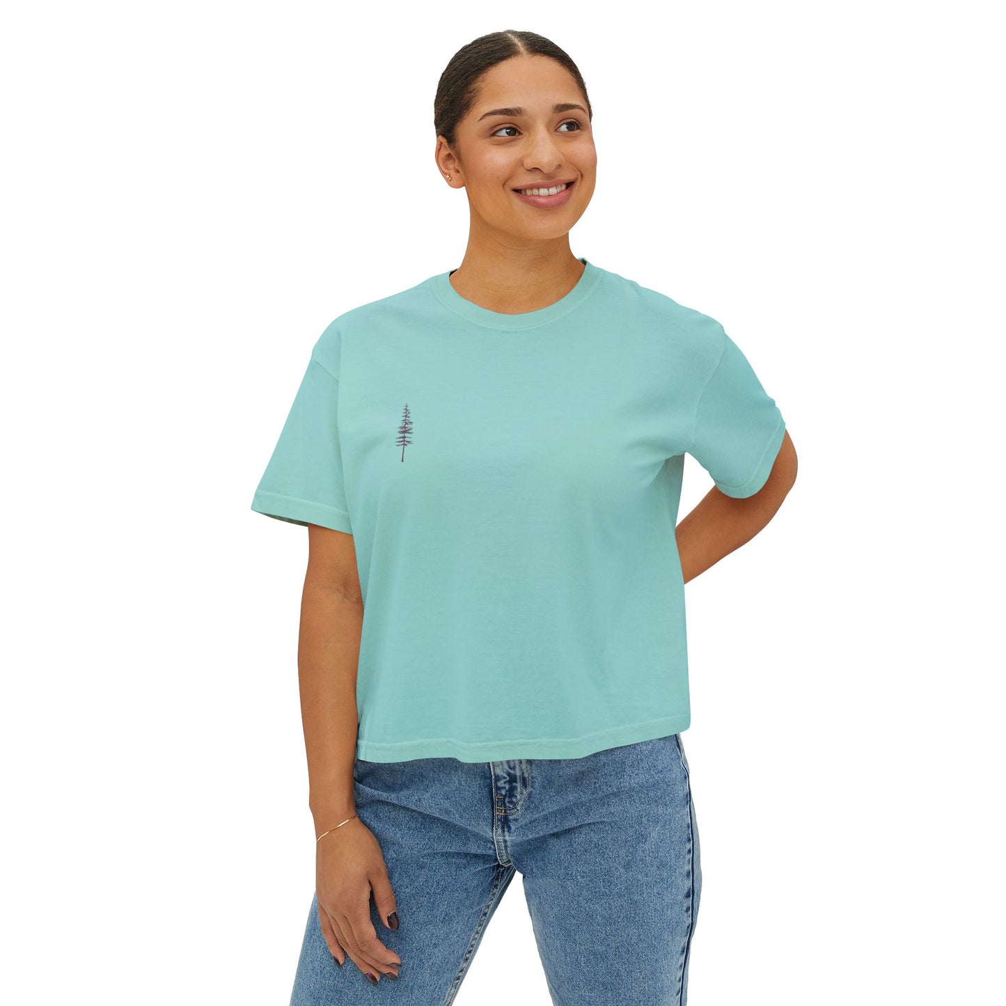2025 Pride Collection Giving Resistance Boxy Tee (Purple Font)