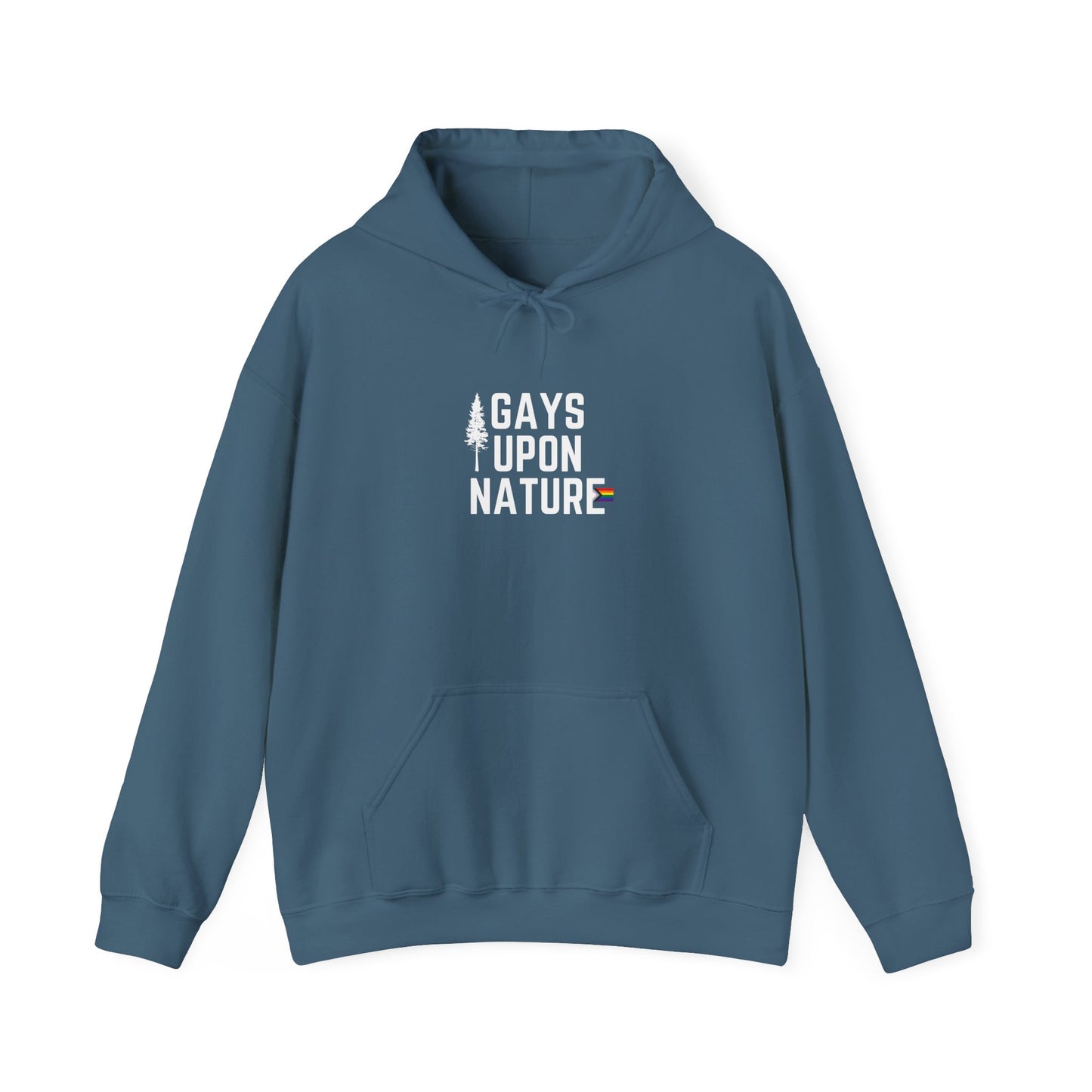 LGBTQ Pride Hoodie (White Font)