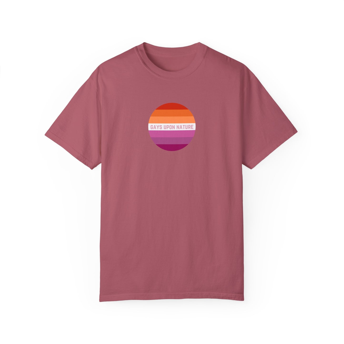 Lesbian Flag Sunrise EveryBody T-Shirt