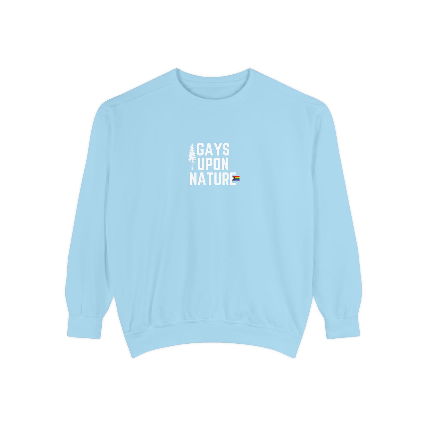 LGBTQ Pride Crewneck Sweatshirt (White Font)