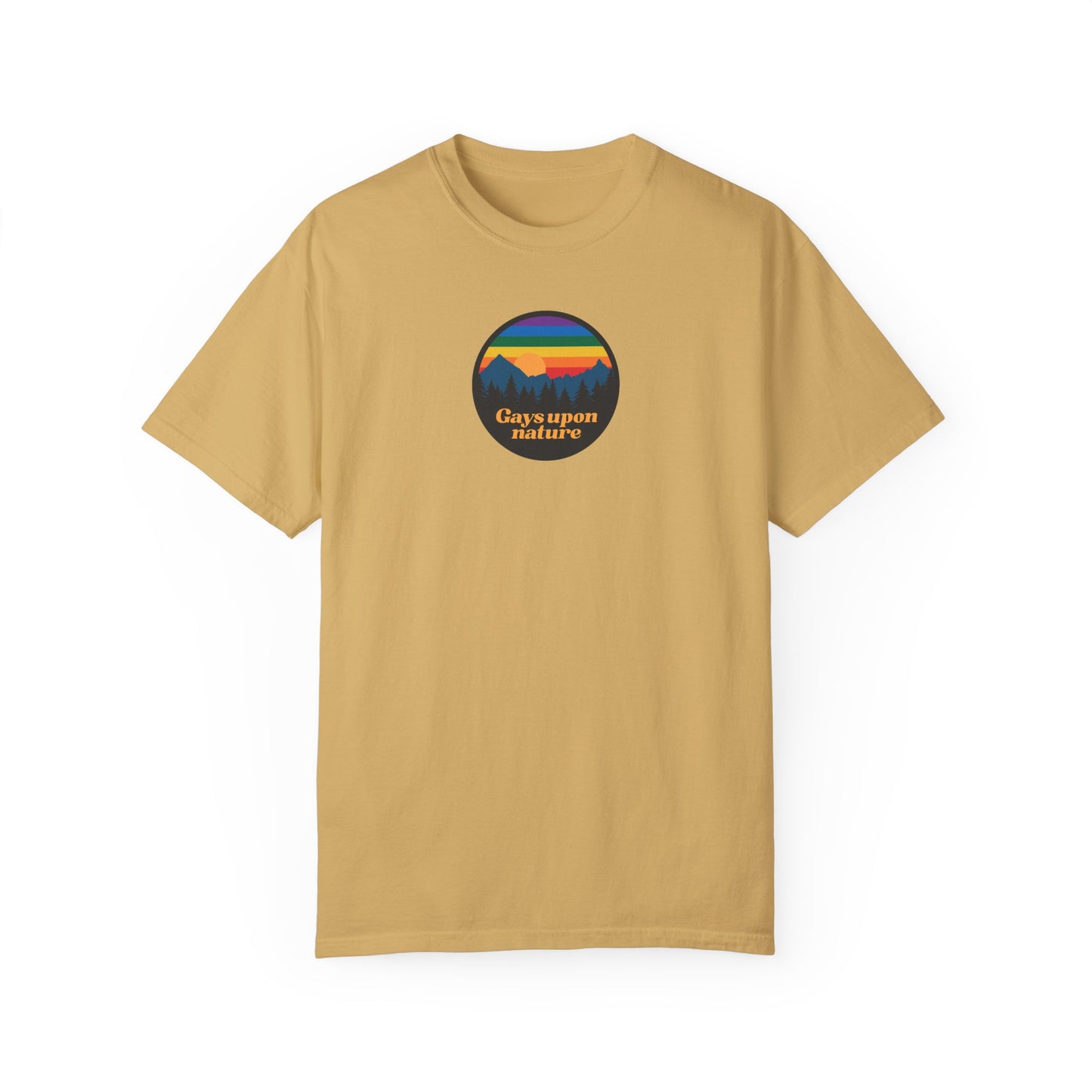 Original Logo Rainbow Sky EveryBody T-Shirt (Orange Font)