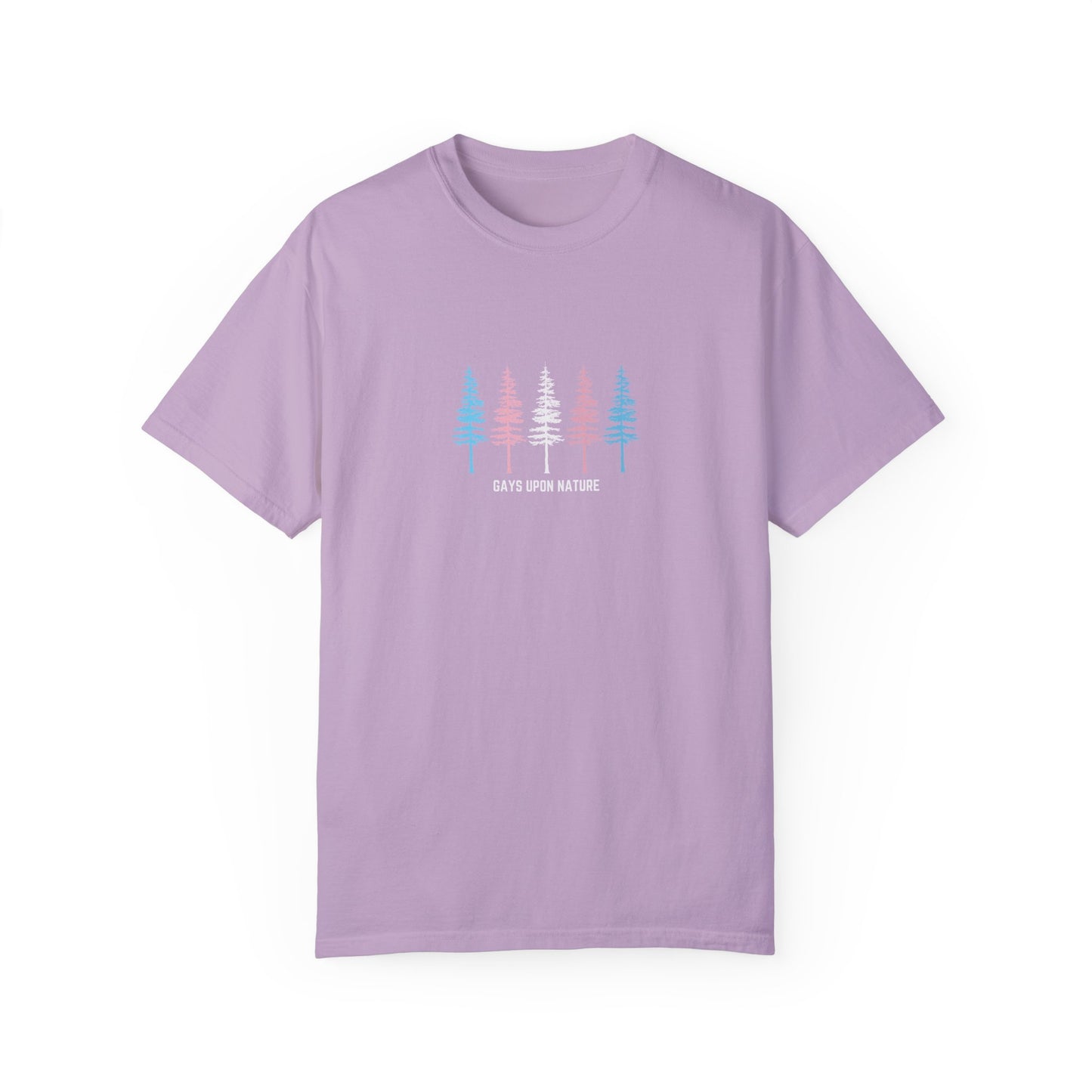 Trans Pride Flag T-Shirt (White Font)