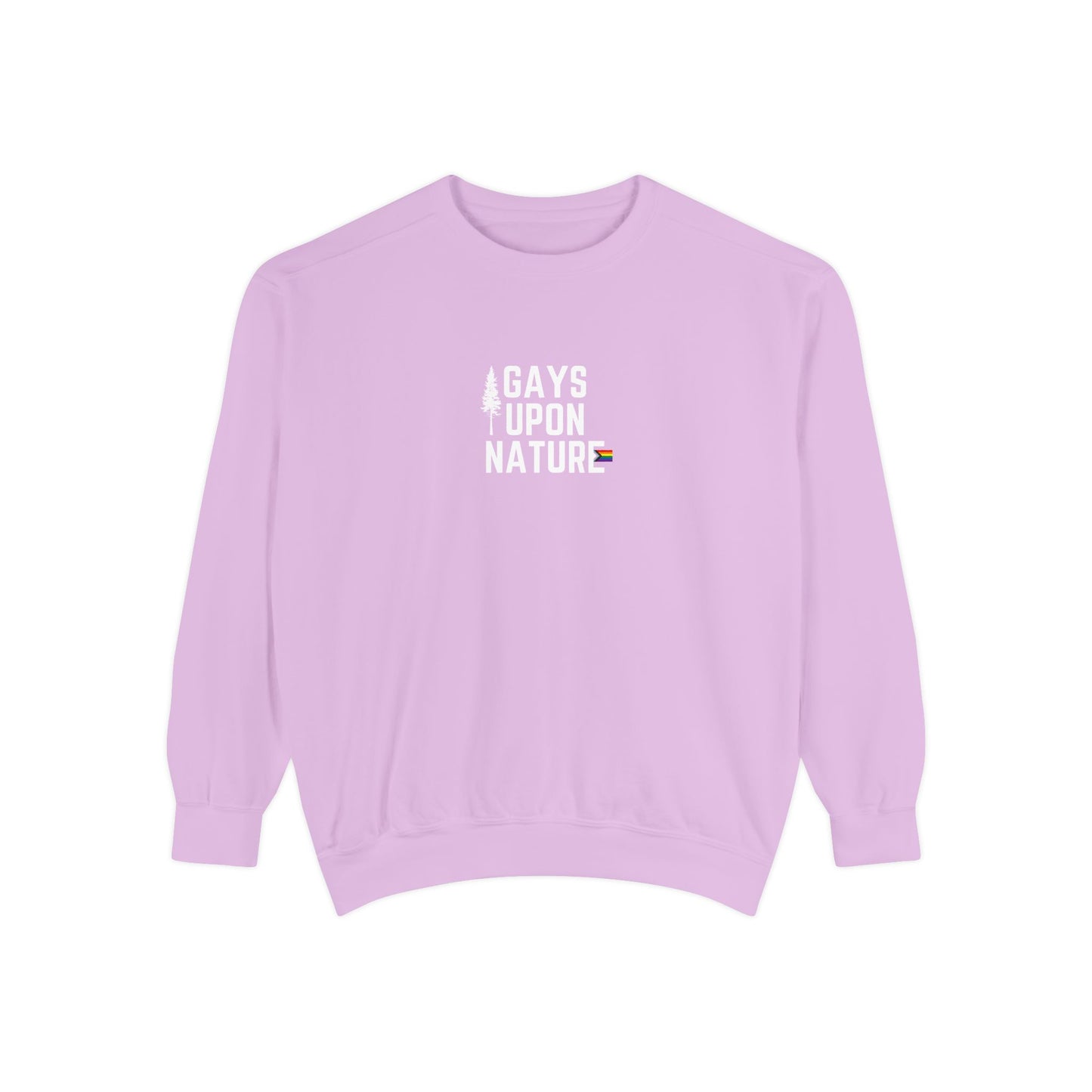 LGBTQ Pride Crewneck Sweatshirt (White Font)
