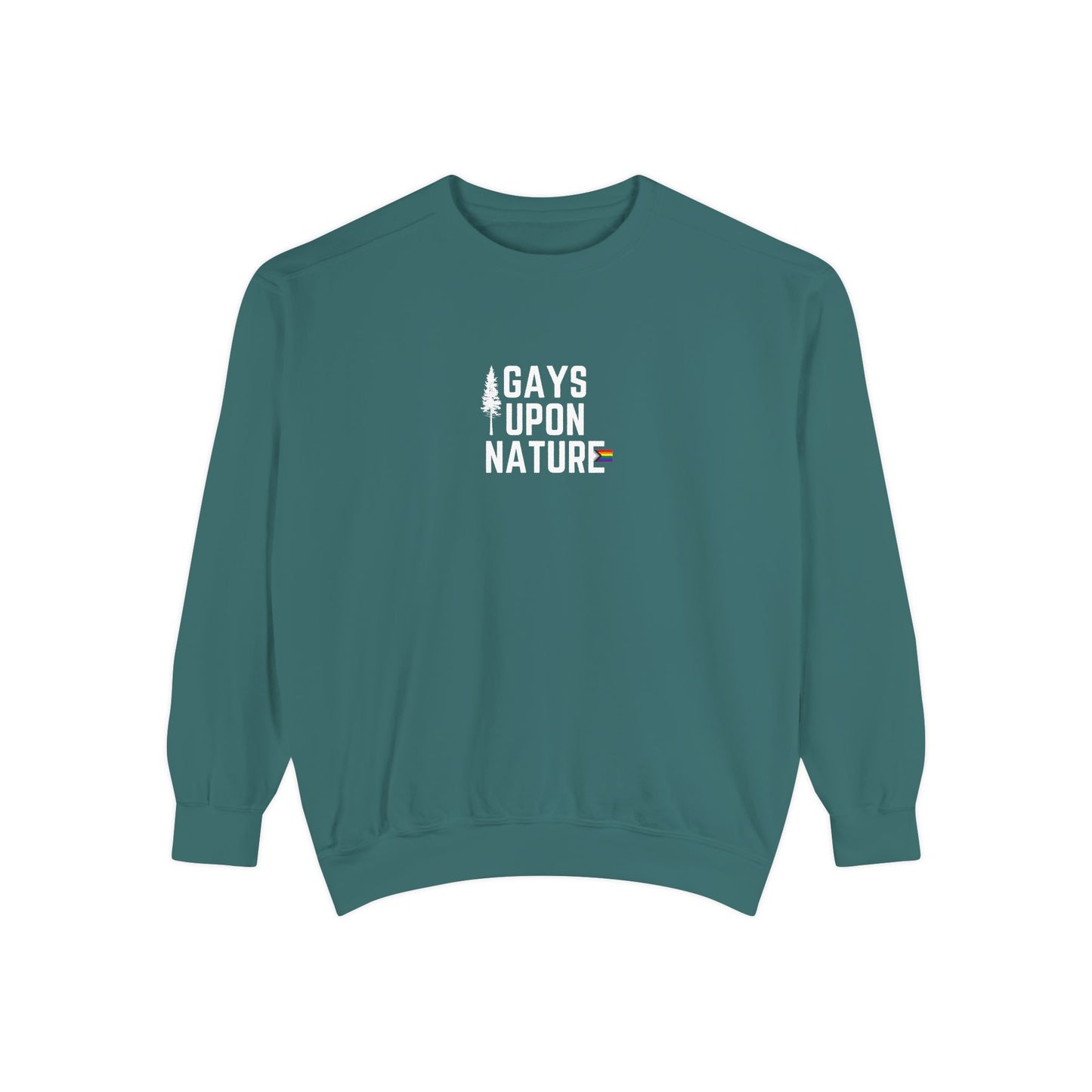 LGBTQ Pride Crewneck Sweatshirt (White Font)