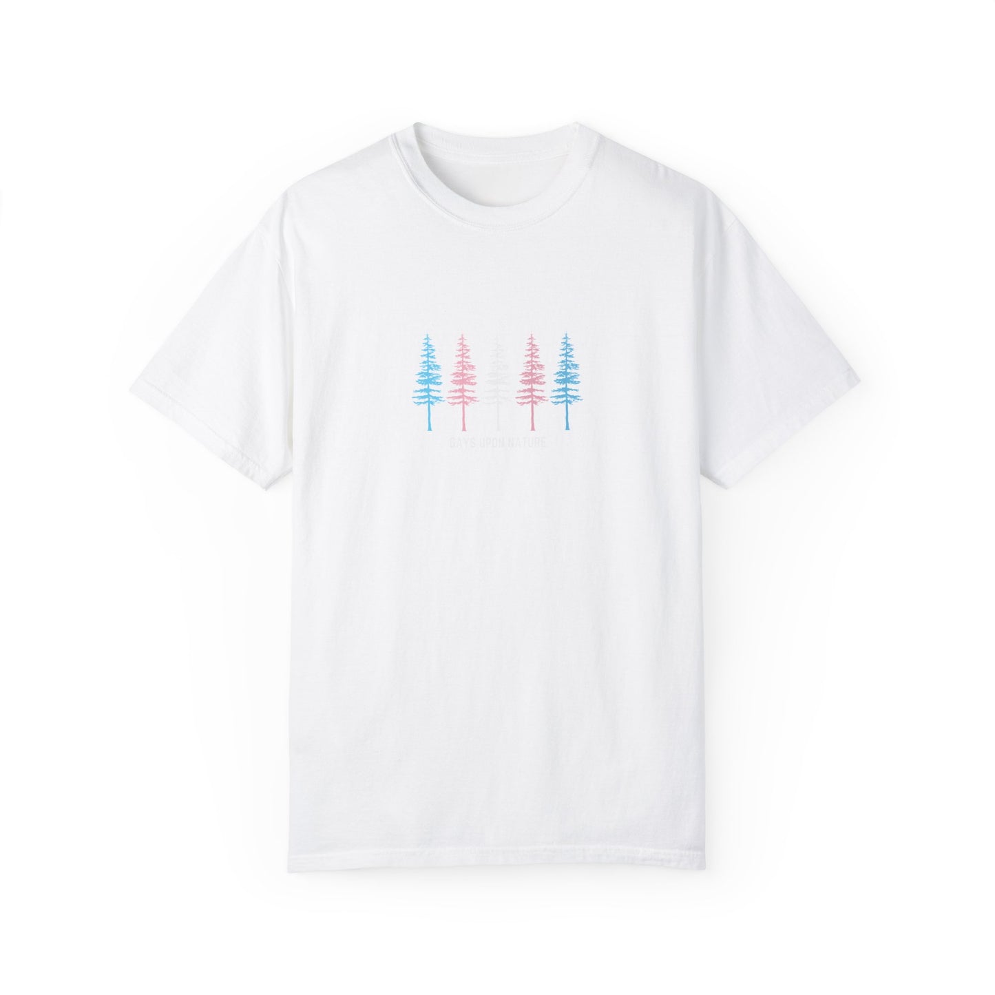 Trans Pride Flag T-Shirt (White Font)