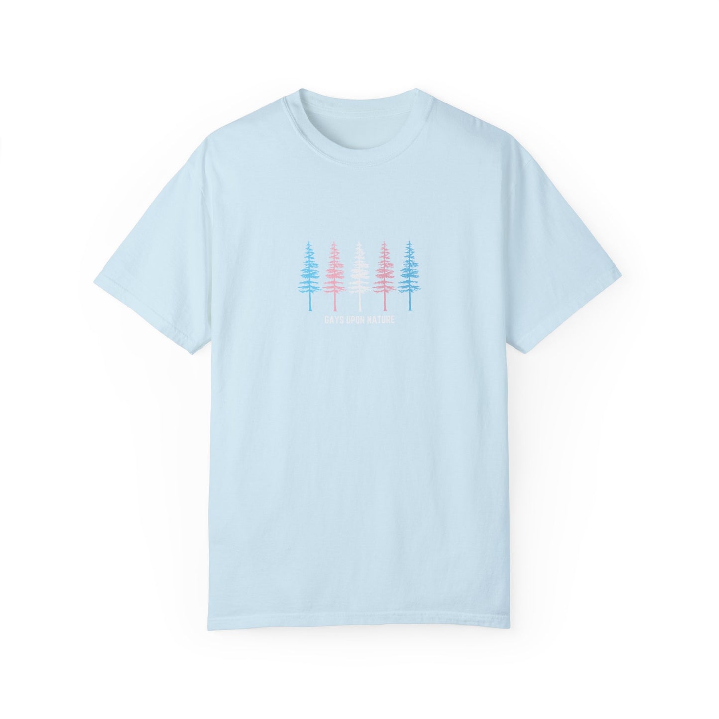 Trans Pride Flag T-Shirt (White Font)