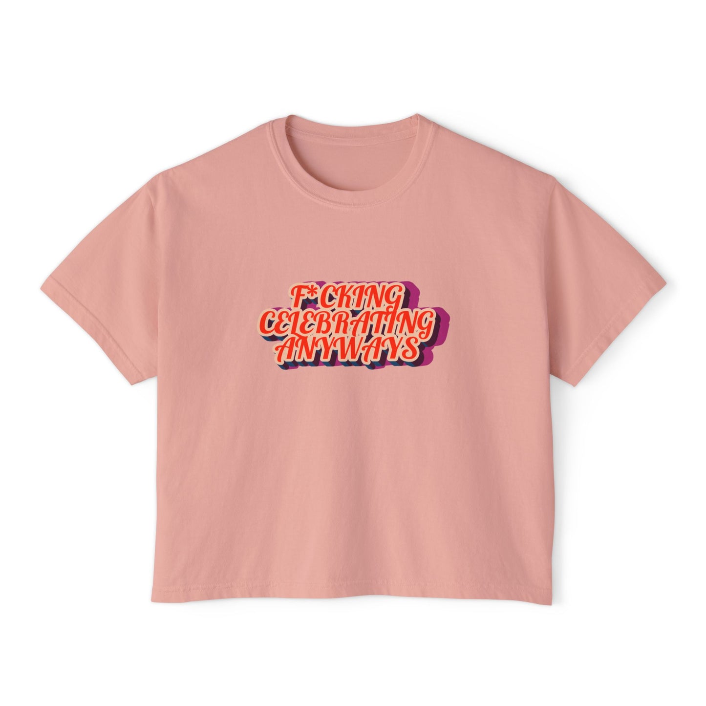 2025 Pride Collection Celebrating Anyways Boxy Tee (Sunrise)
