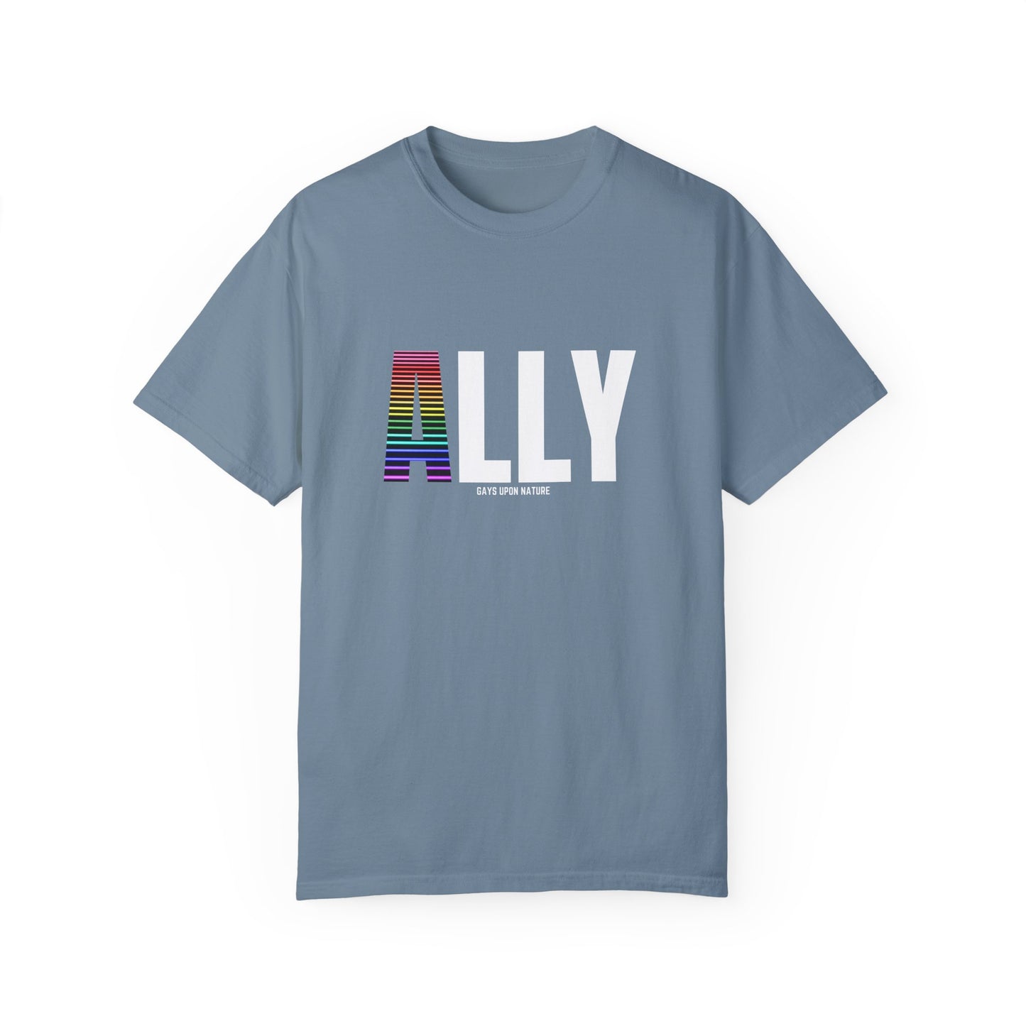 Ally Rainbow A EveryBody T-Shirt (White Font)