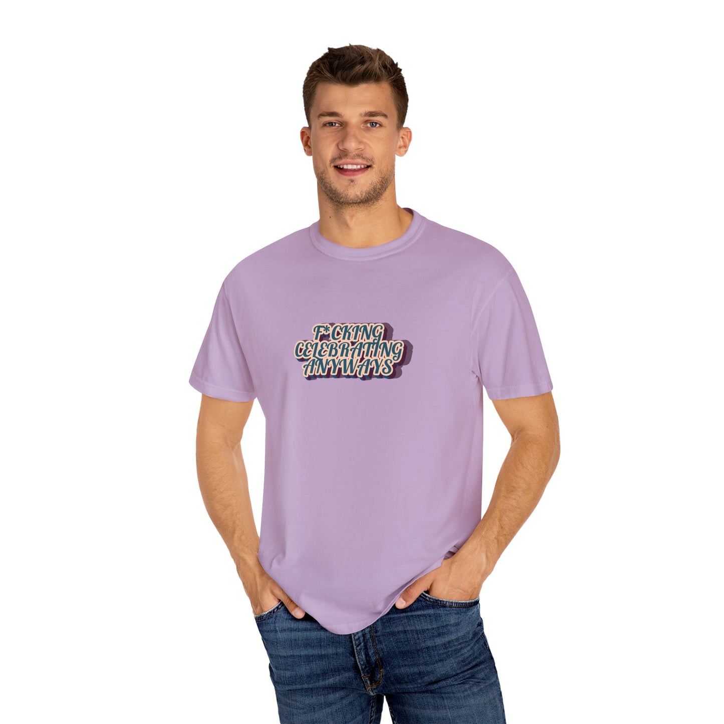 2025 Pride Collection Celebrating Anyways EveryBody T-Shirt (Sunset)